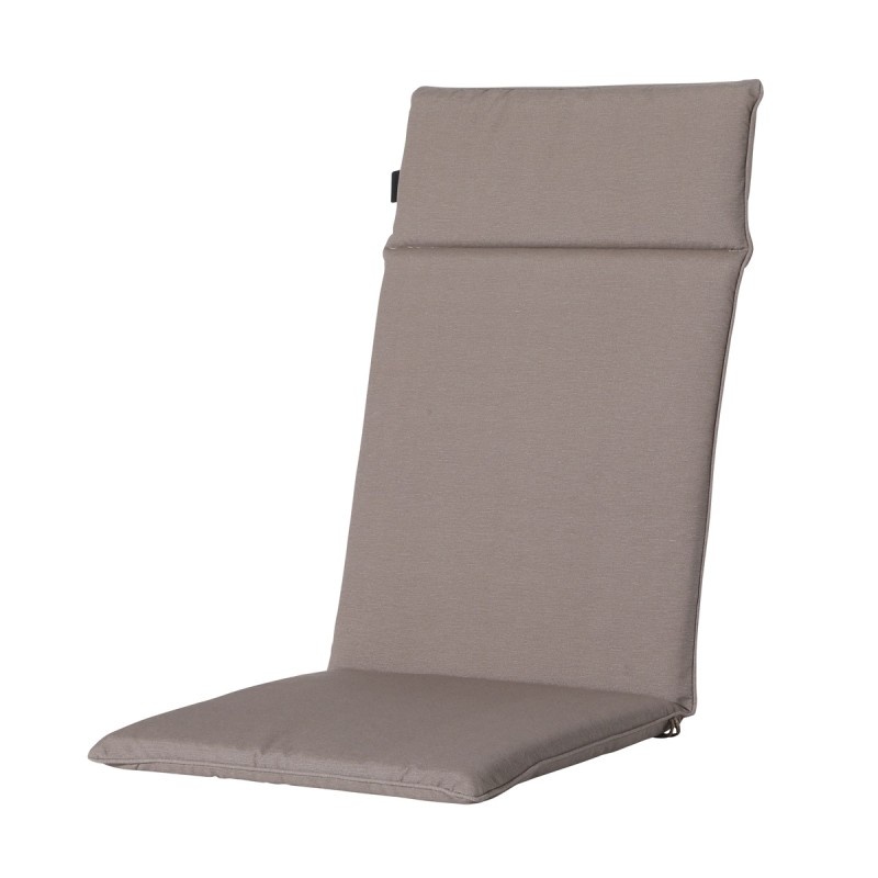 Madison Standenstoel hoge rug kussen 120x50 cm Panama taupe