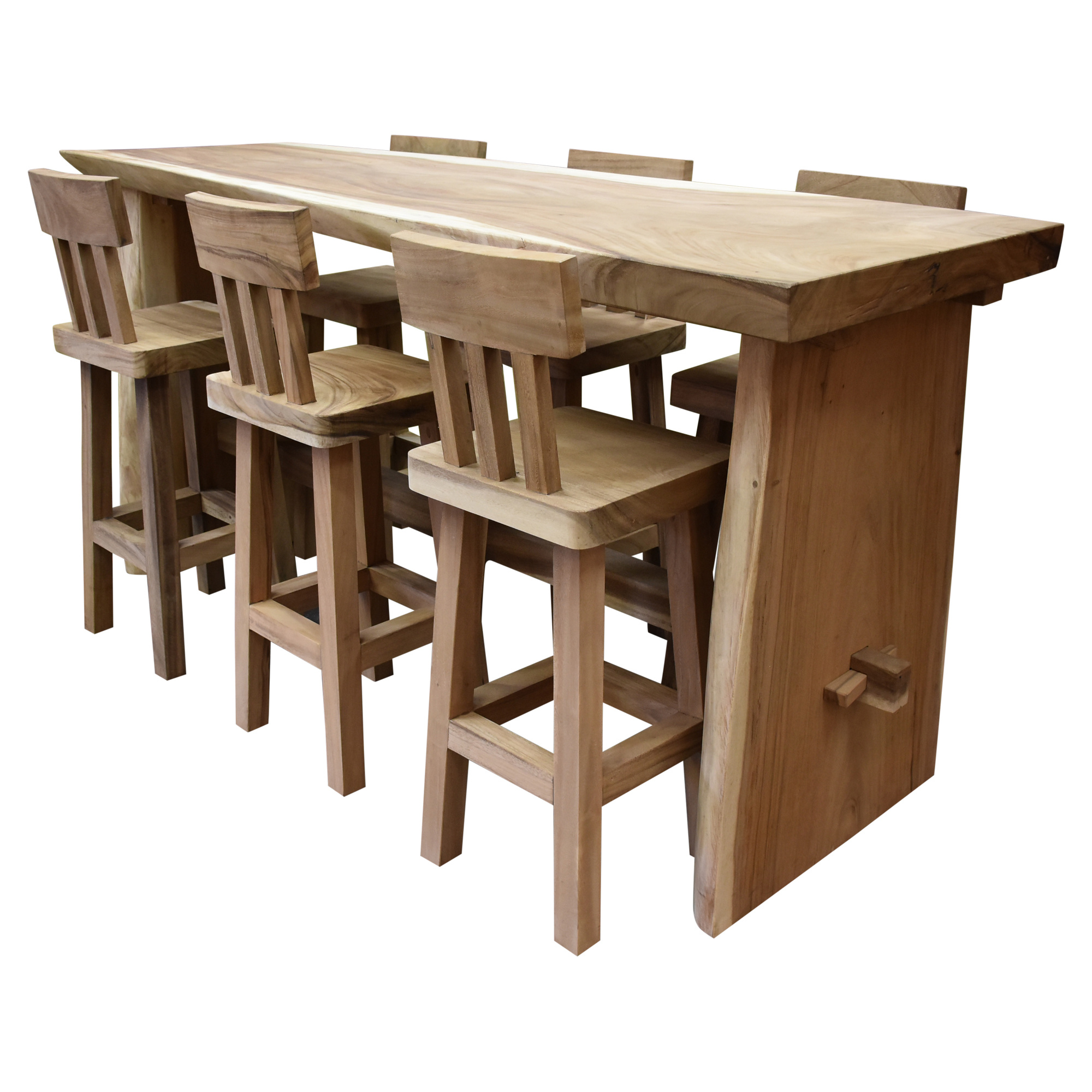 AVH-Collectie Boomstam barset 220x70xH110 cm 7-delig
