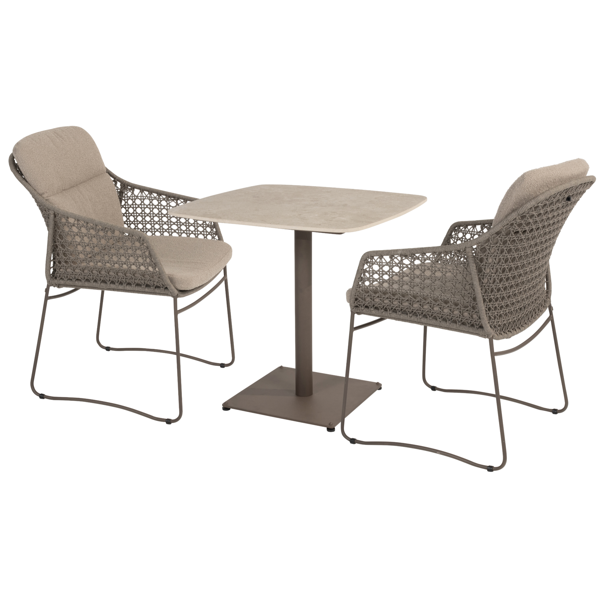 4 Seasons Outdoor Vermont Moretti bistro dining tuinset 3 delig keramiek terre 