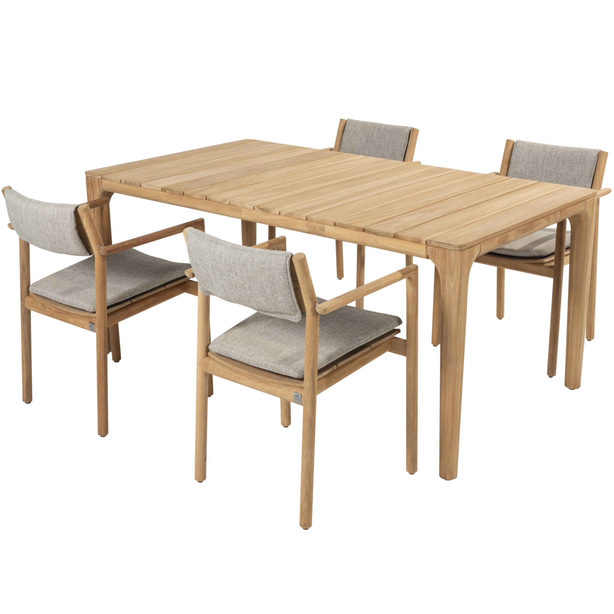 4 Seasons Outdoor Liam Levi dining tuinset 5 delig 180x100xH75 cm teak 