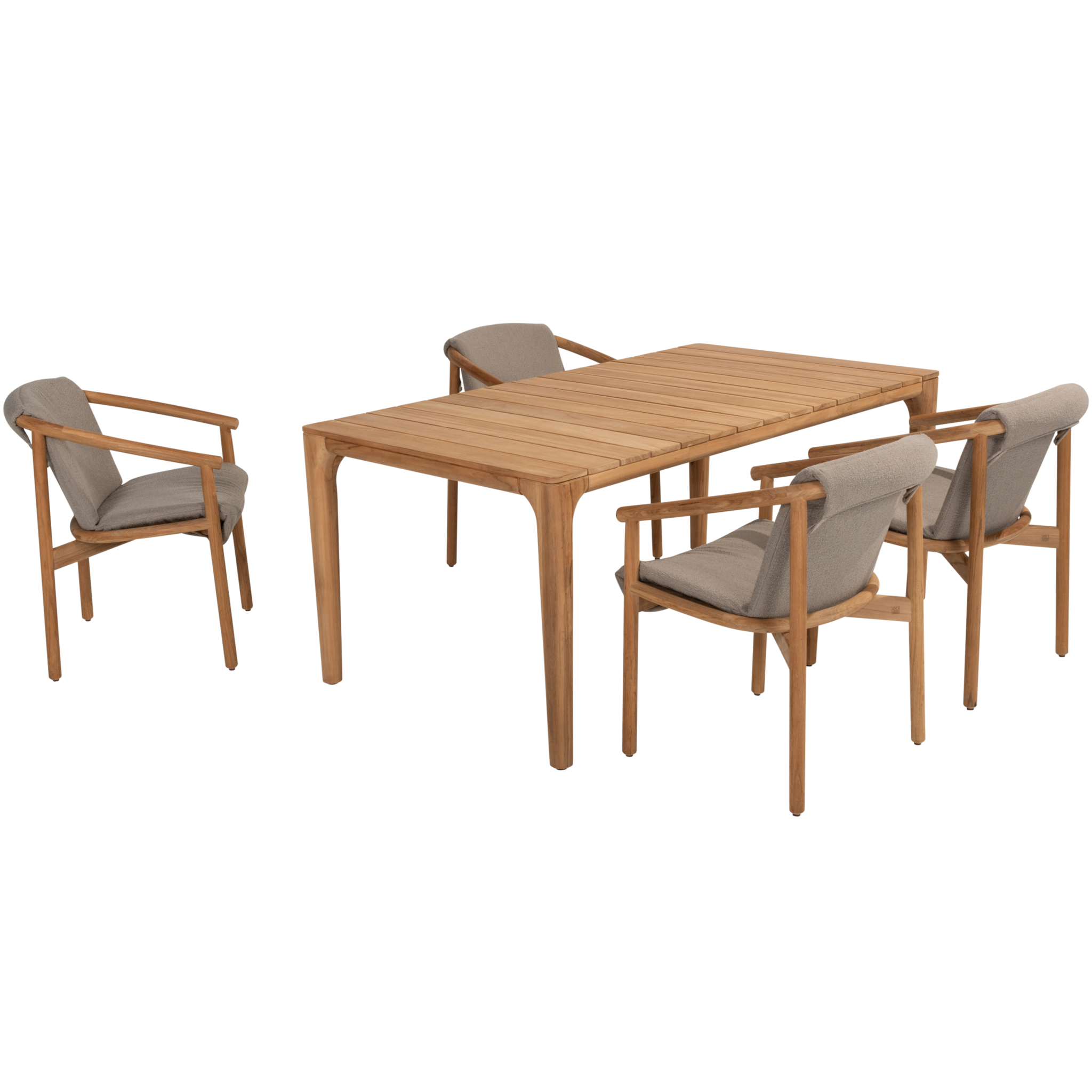 4 Seasons Outdoor Liam Tess dining tuinset 5 delig 180x100xH75 cm teak 