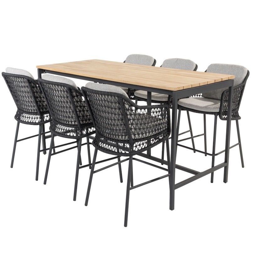 4 Seasons Outdoor Tramonti Taverne barset 200x85xH105 cm 7 delig 