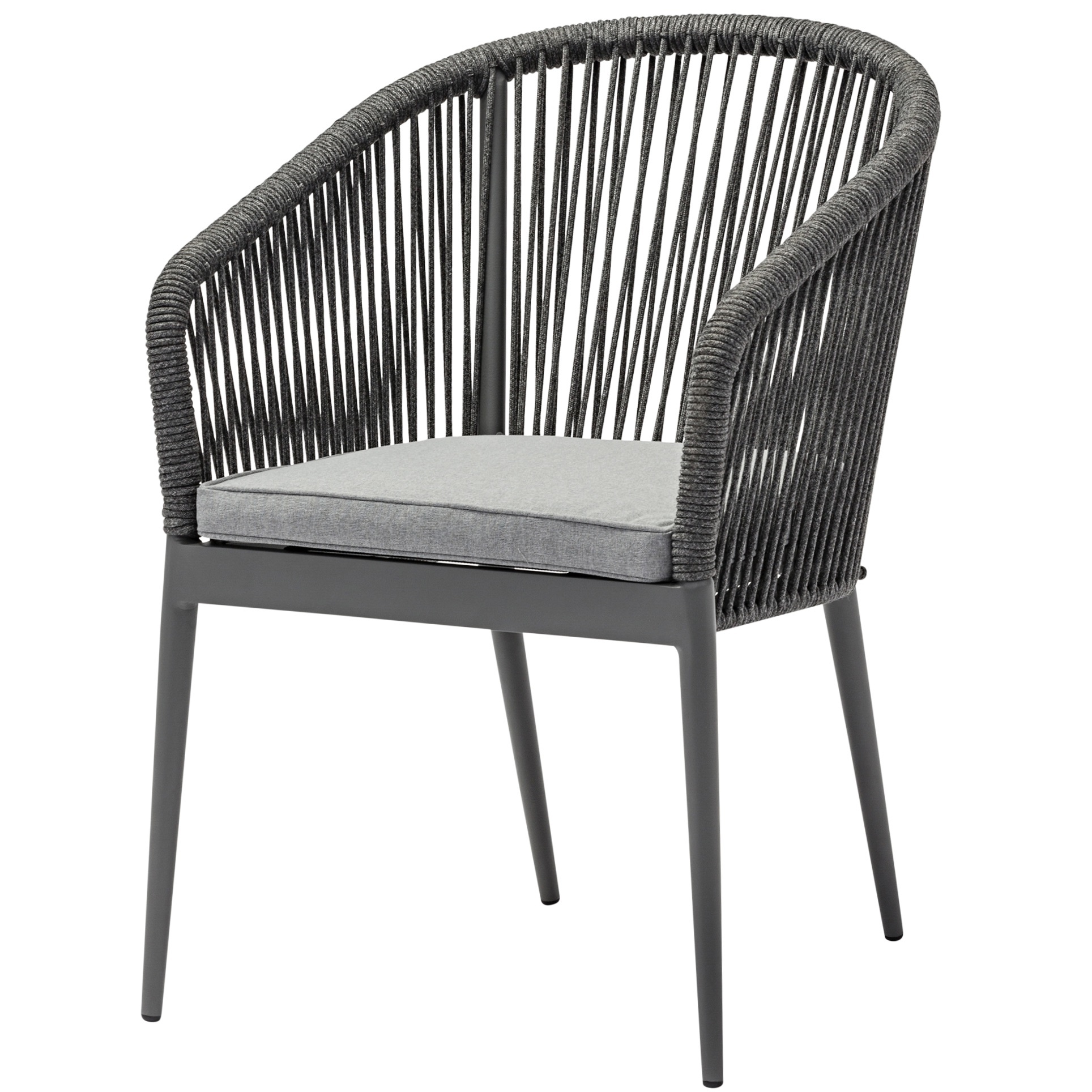 AVH-Collectie Lissabon dining tuinstoel rope stapelbaar
