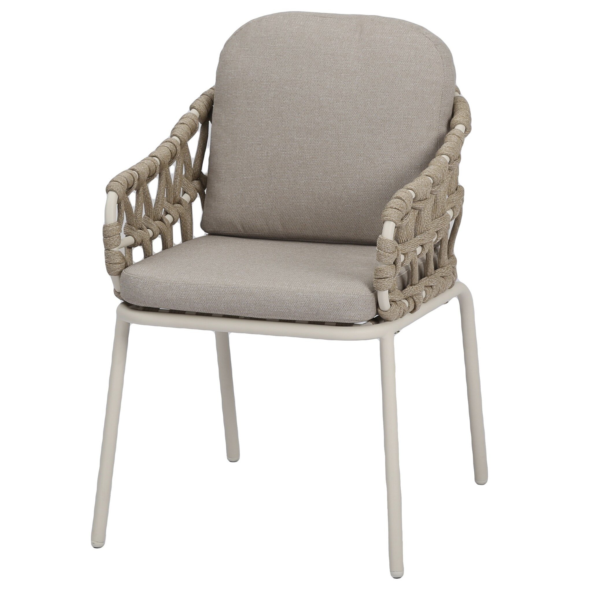 AVH-Collectie Matera dining tuinstoel naturel zand rope