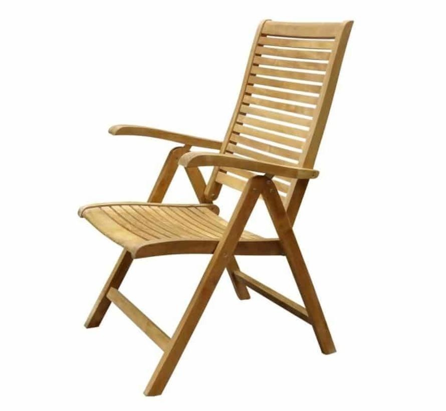 AVH-Collectie Arona dining standenstoel verstelbaar teak