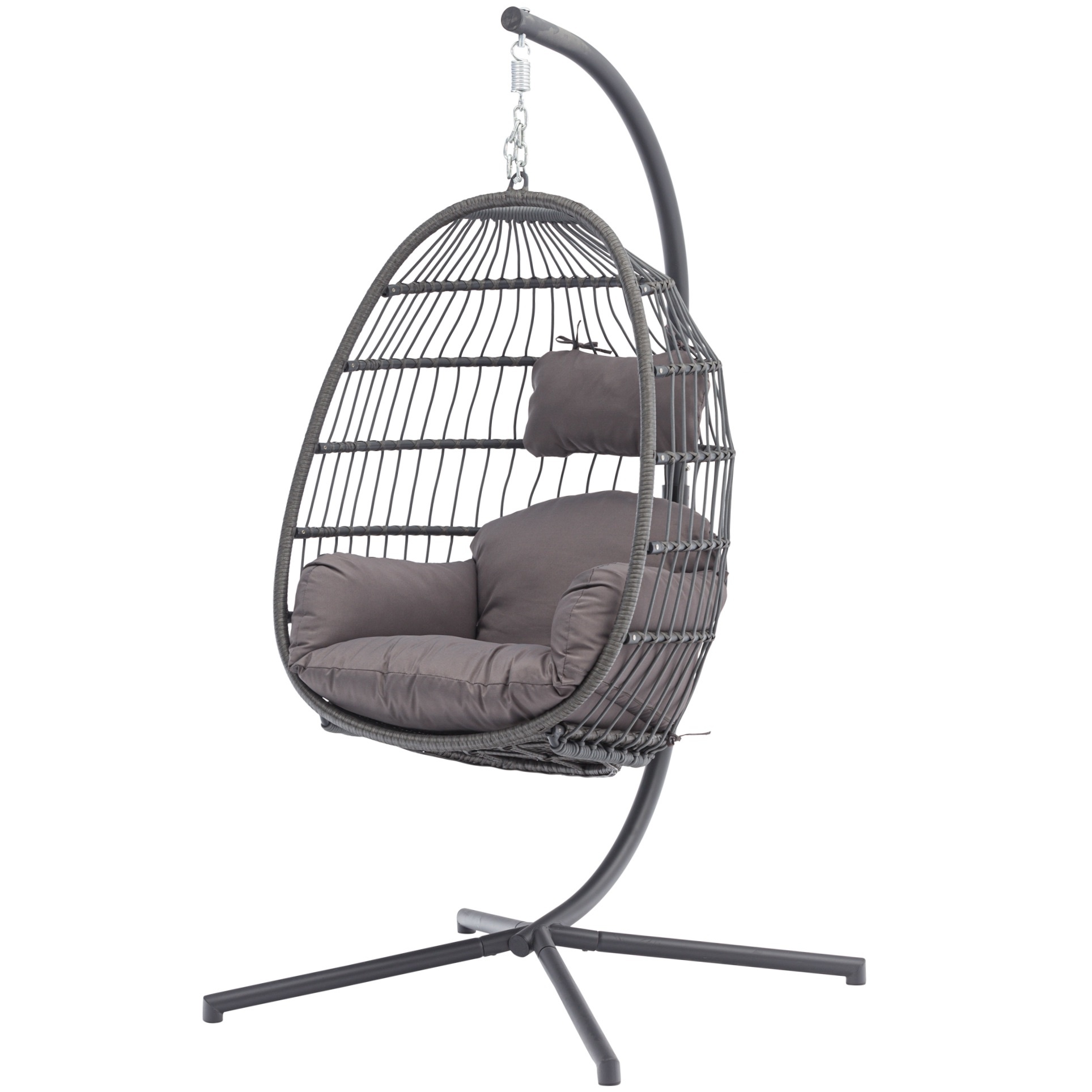AVH-Collectie Verona hangstoel aluminium met standaard