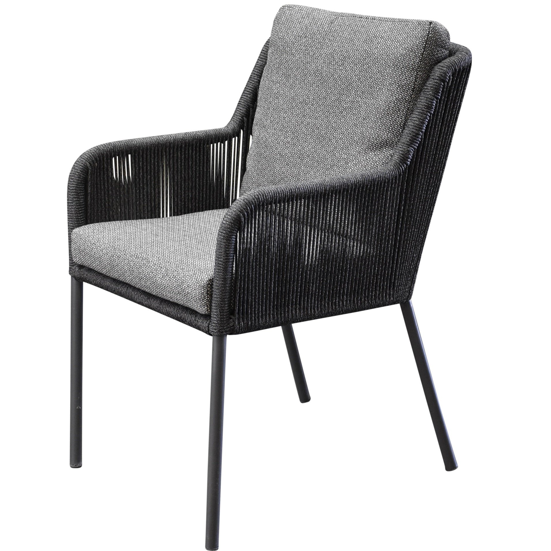 AVH-Collectie Sussex dining tuinstoel antraciet rope