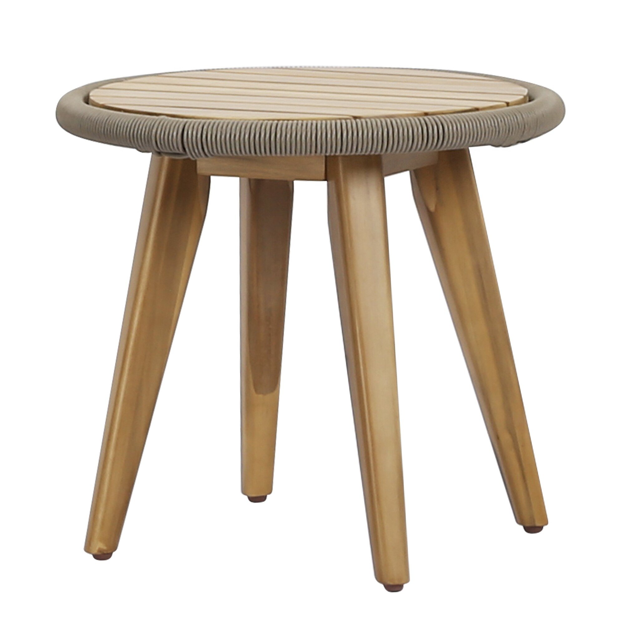AVH-Collectie Napoli lounge tuintafel 50xH45.5 cm licht bruin