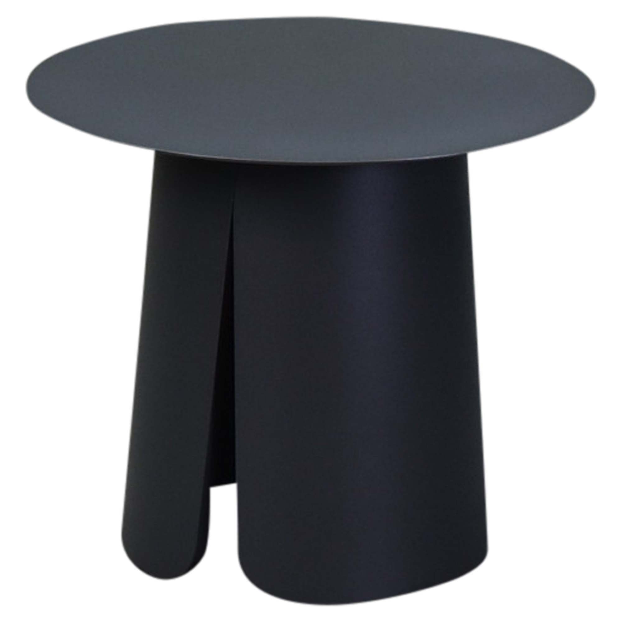 AVH-Collectie Barolo bijzettafel 45cm rond H39cm aluminium antraciet