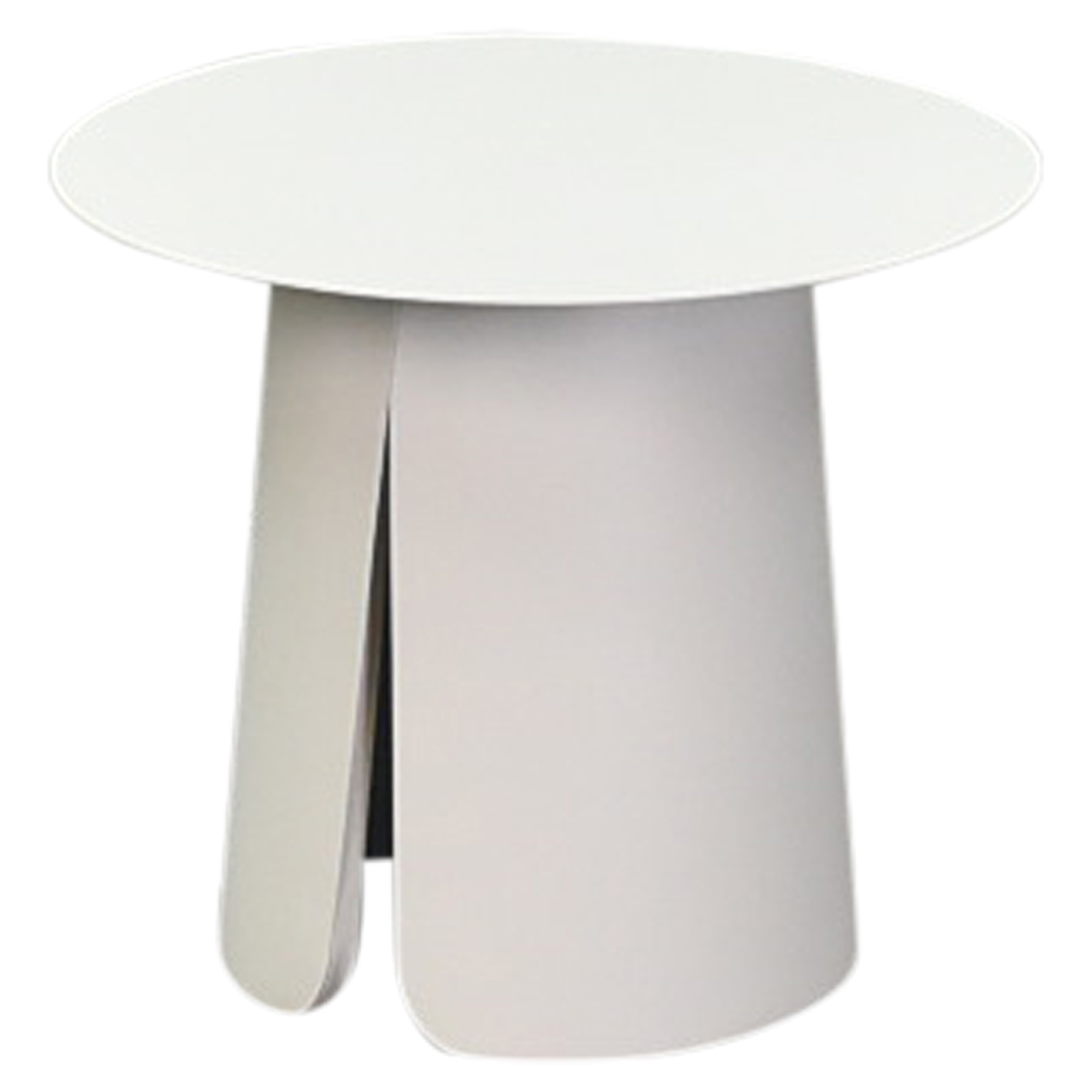 AVH-Collectie Barolo bijzettafel 45cm rond H39cm aluminium latte