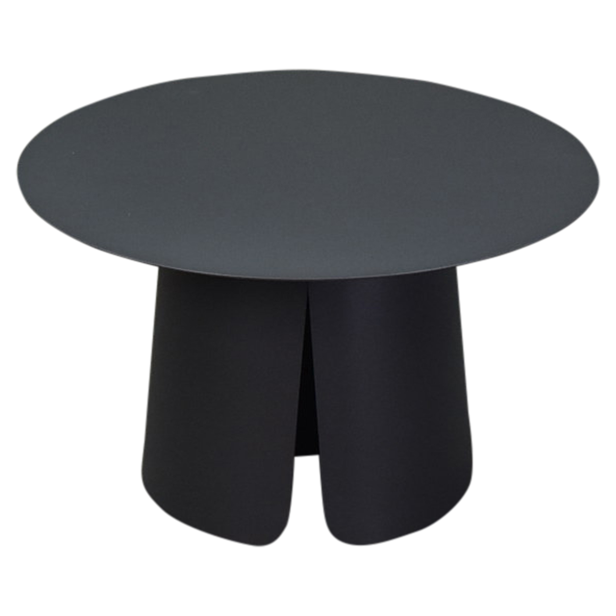 AVH-Collectie Barolo bijzettafel 70cm rond H42cm aluminium antraciet