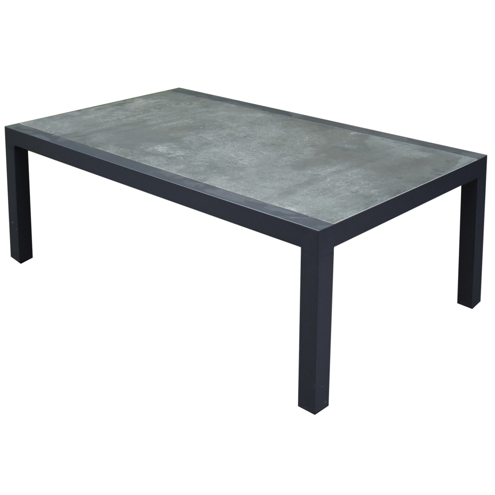 AVH-Collectie Malaga / Monaco lounge tuintafel 120x70xH43 cm aluminium antraciet