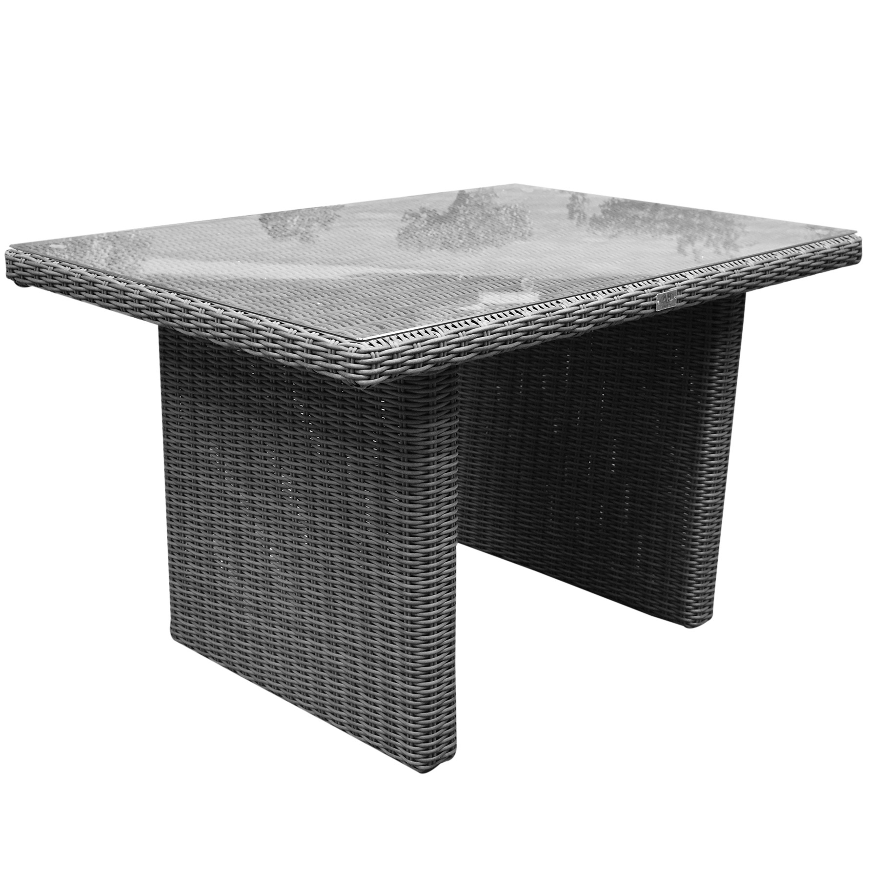 AVH Premium Collection Ibiza premium lounge-diningtafel 120x80xH70 cm antraciet