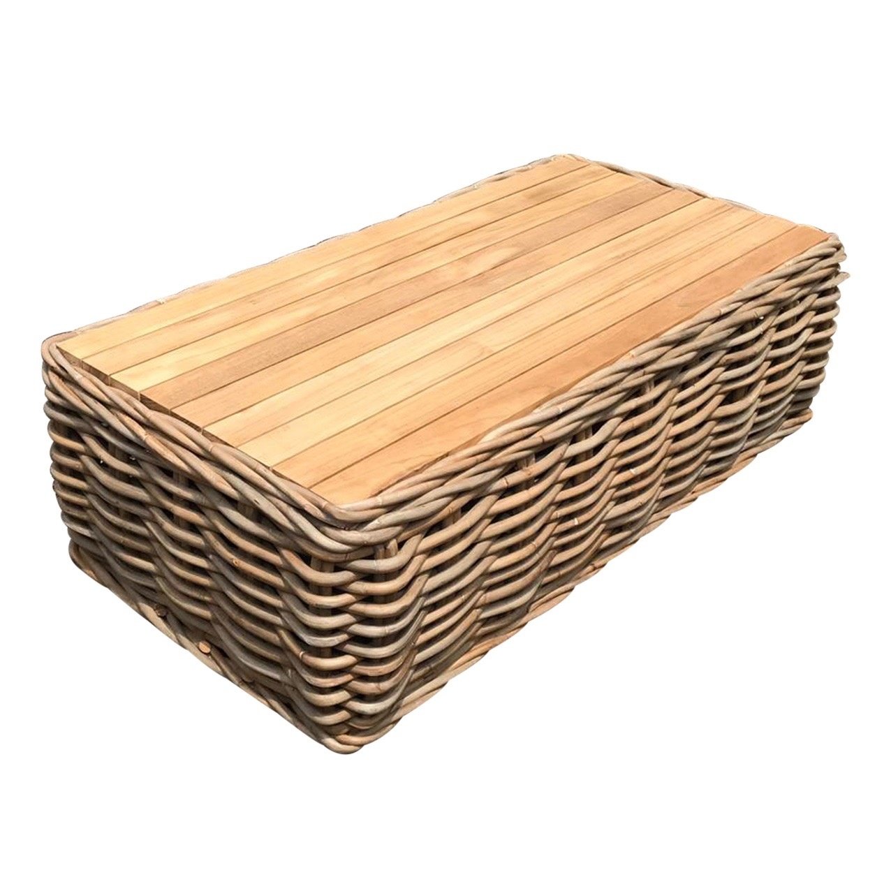 AVH-Collectie Sumatra lounge tuintafel naturel rotan - teak