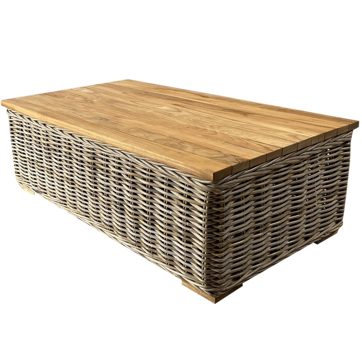 AVH-Collectie Otava Serva Nissah  lounge tuintafel naturel rotan - teak