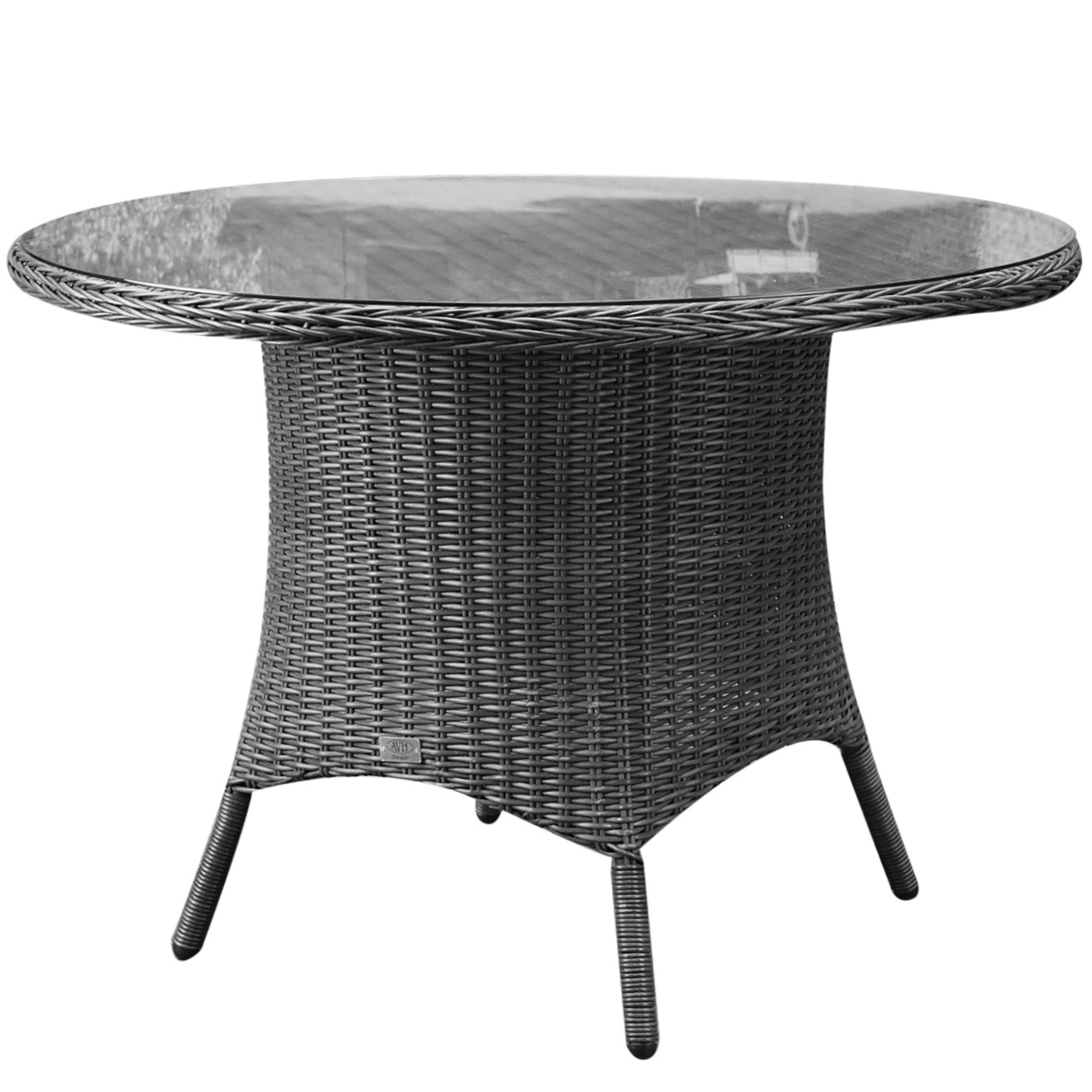 AVH-Collectie Riccione dining tuintafel 110 cm rond antraciet