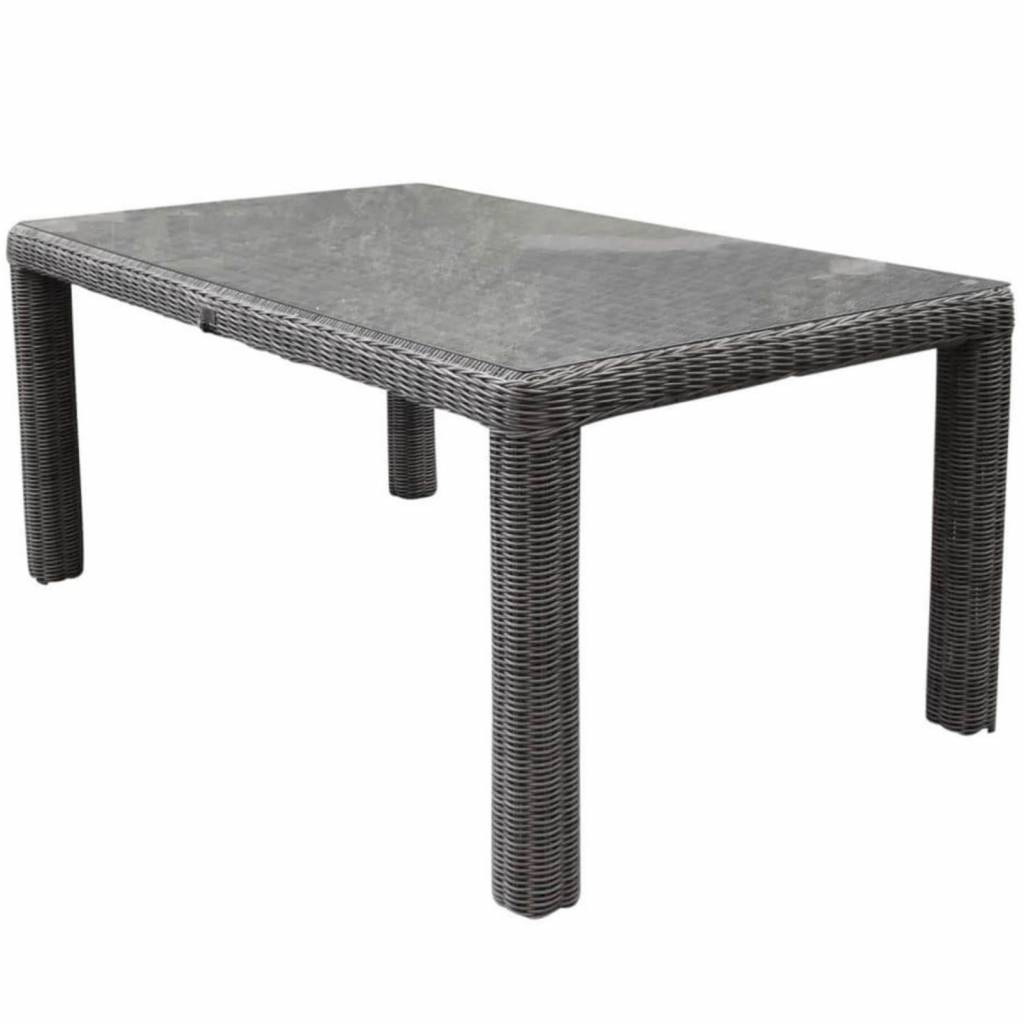 AVH-Collectie Bergamo dining tuintafel 180x100xH78 cm grijs
