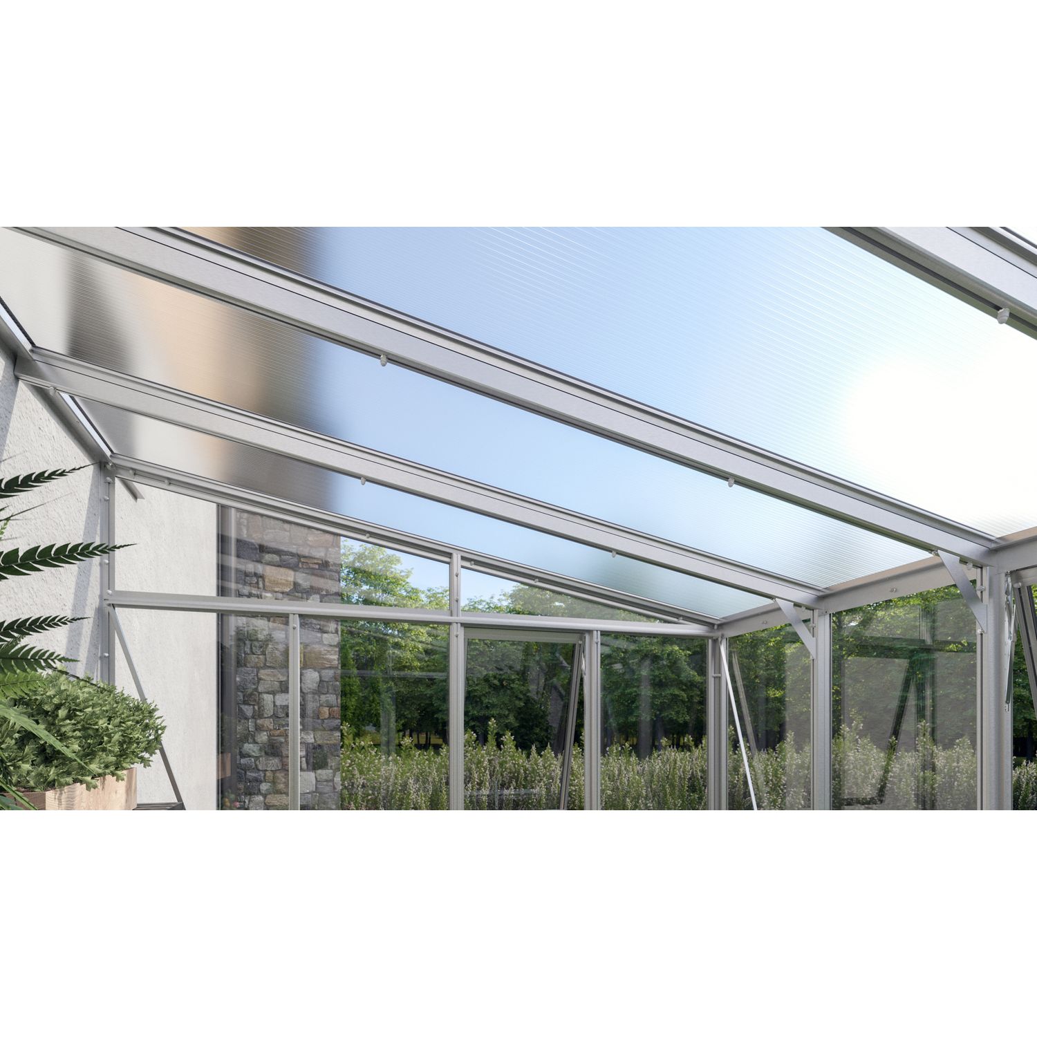 Vitavia Versterkingskit Voor Athena 8600 Kas Van Geanodiseerd Aluminium In De Kleur Aluminium