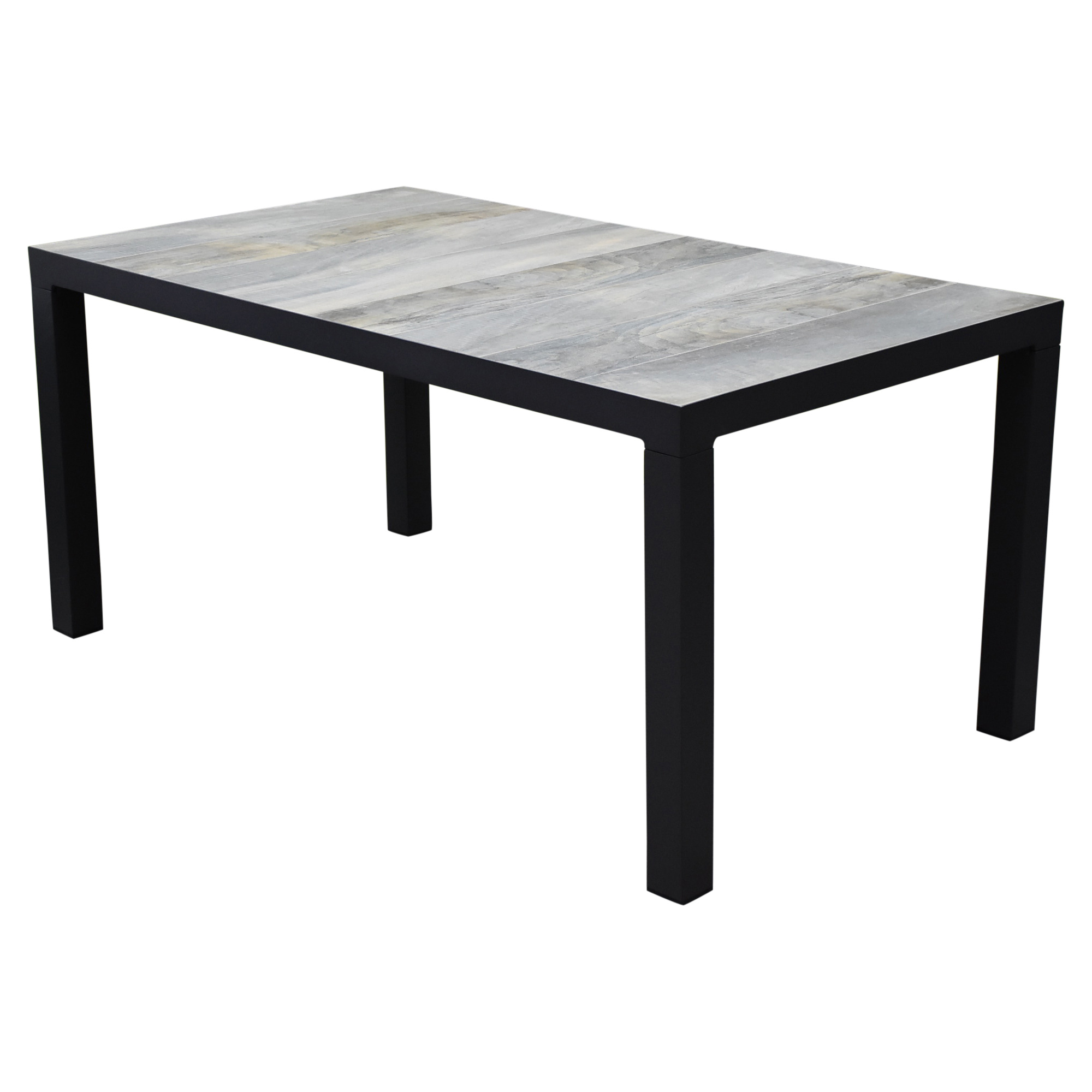 AVH-Collectie Fresno dining tuintafel 160x90xH74 cm antraciet
