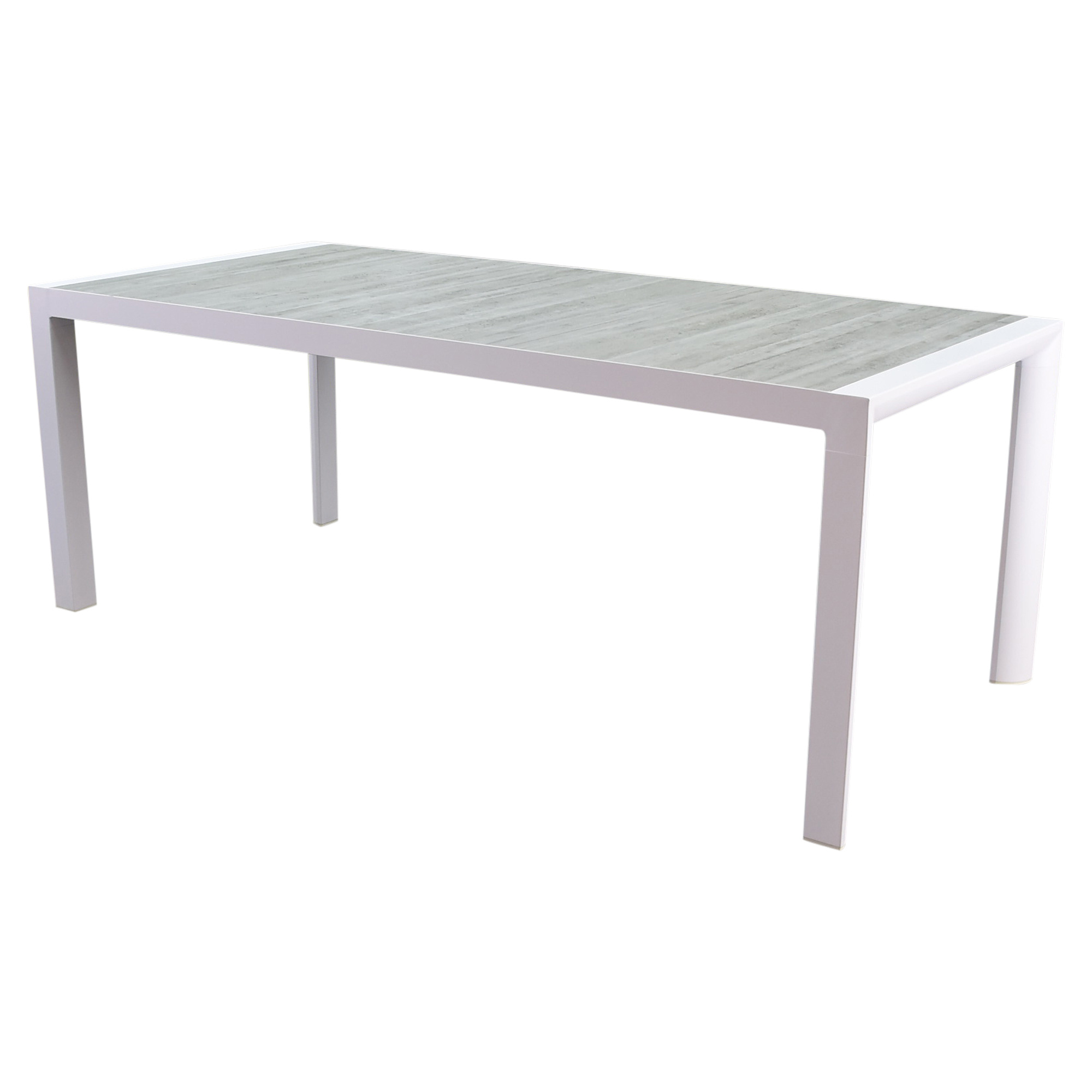 AVH-Collectie New Delhi dining tuintafel 220x100xH74,5 cm wit