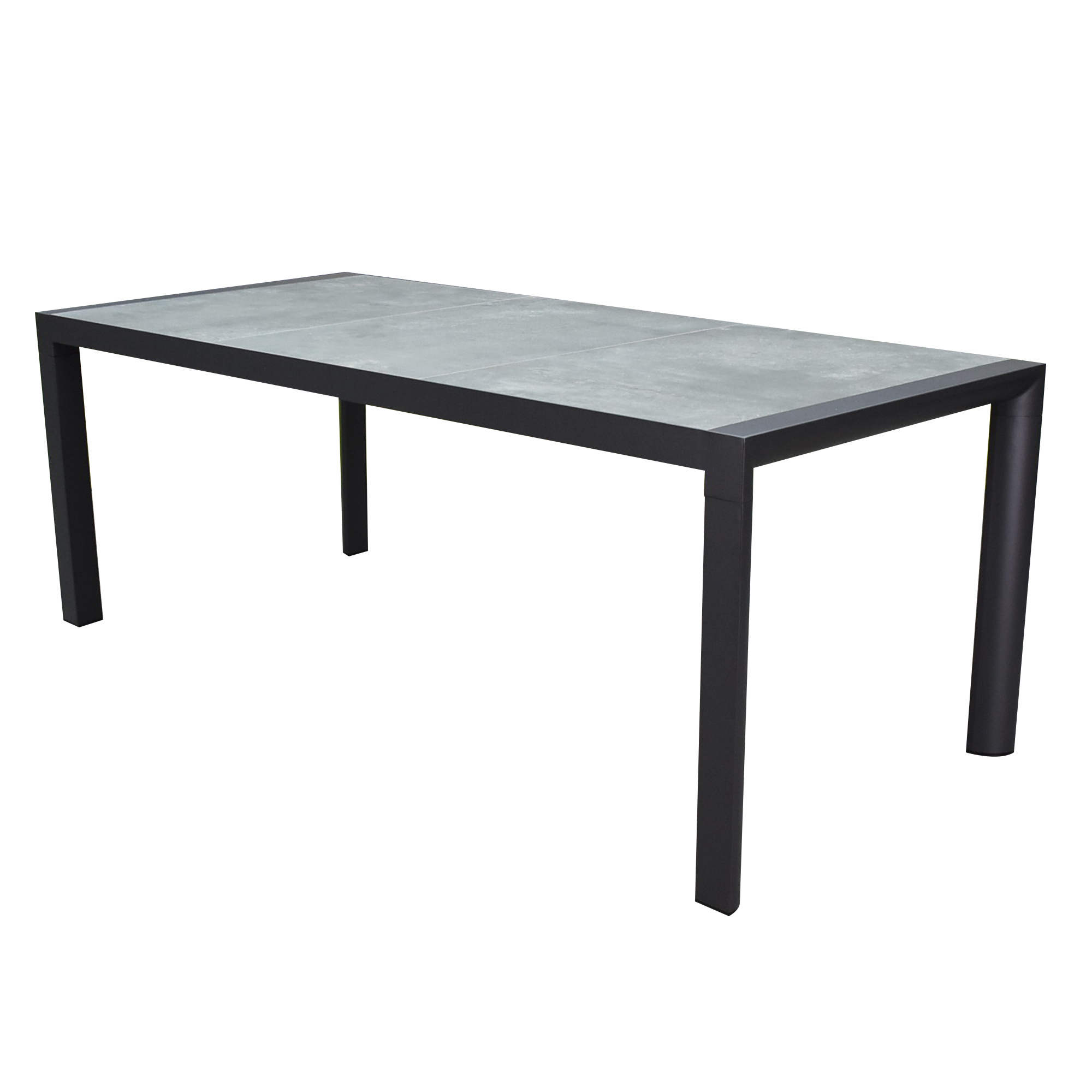 AVH-Collectie Dexter dining tuintafel 194x90xH74,5 cm antraciet