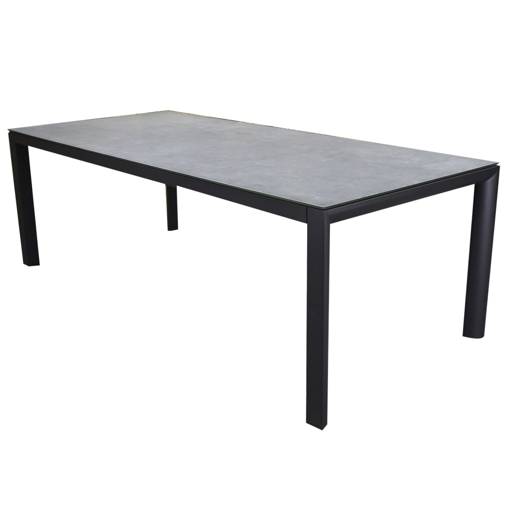 AVH-Collectie Angora dining tuintafel 220x100xH74 cm antraciet