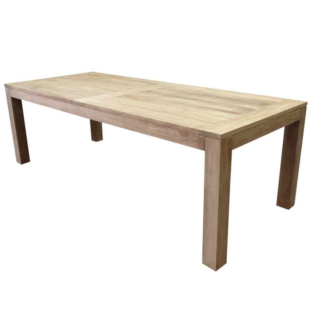 AVH-Collectie Krista dining tuintafel 240x100xH77,5 cm teak Grade A
