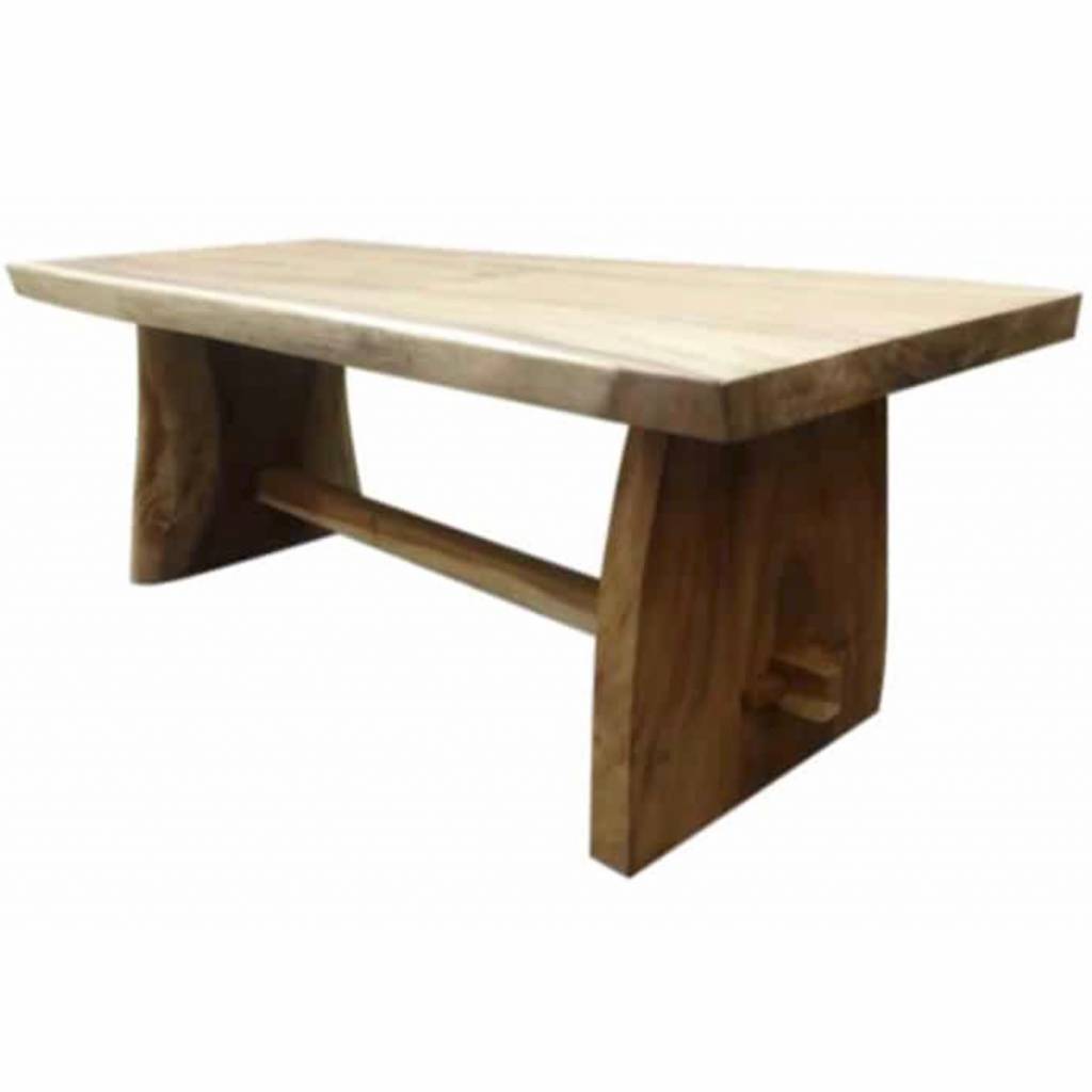 AVH-Collectie Boomstamtafel 225x90xH77,5 cm– bladdikte 8 cm