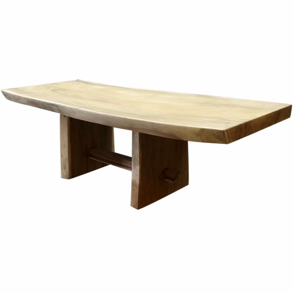 AVH-Collectie Boomstamtafel kopzit 400x120xH77,5 cm - bladdikte 10 cm
