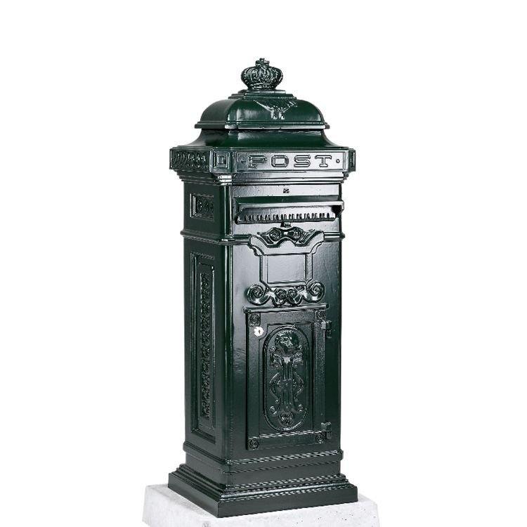 KS Verlichting Nostalgische brievenbusColombus B1B 2-deurs kolom - zwart - 1709