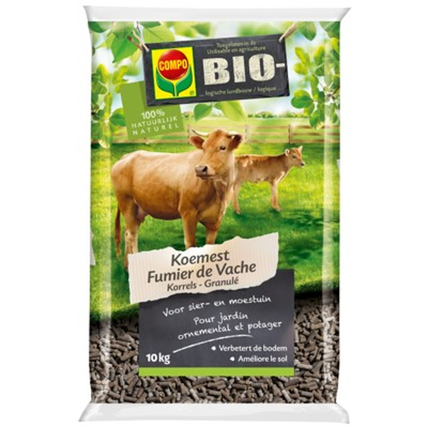 Compo Koemestkorrels Sier- En Moestuin 10kg