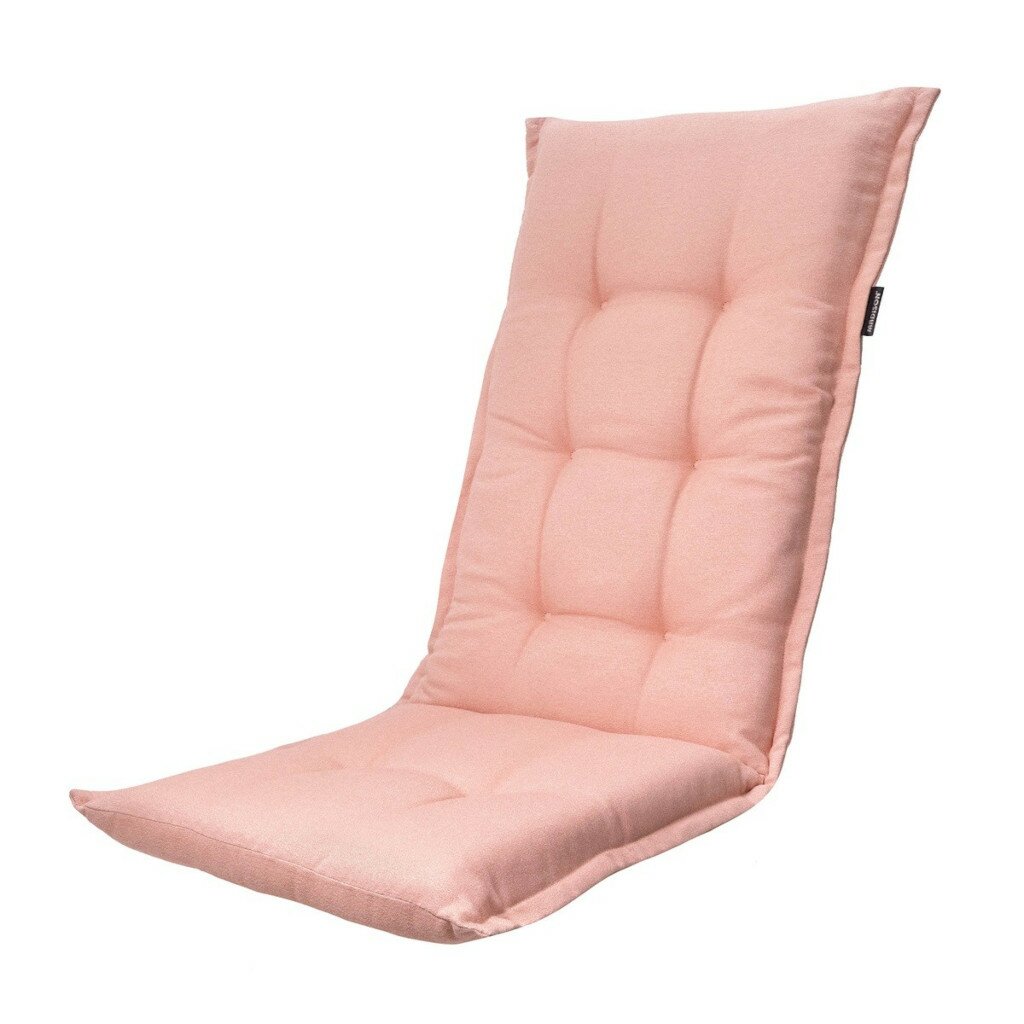 Madison zitkussen panama hoge rug Napels salmone 123 x 50 cm