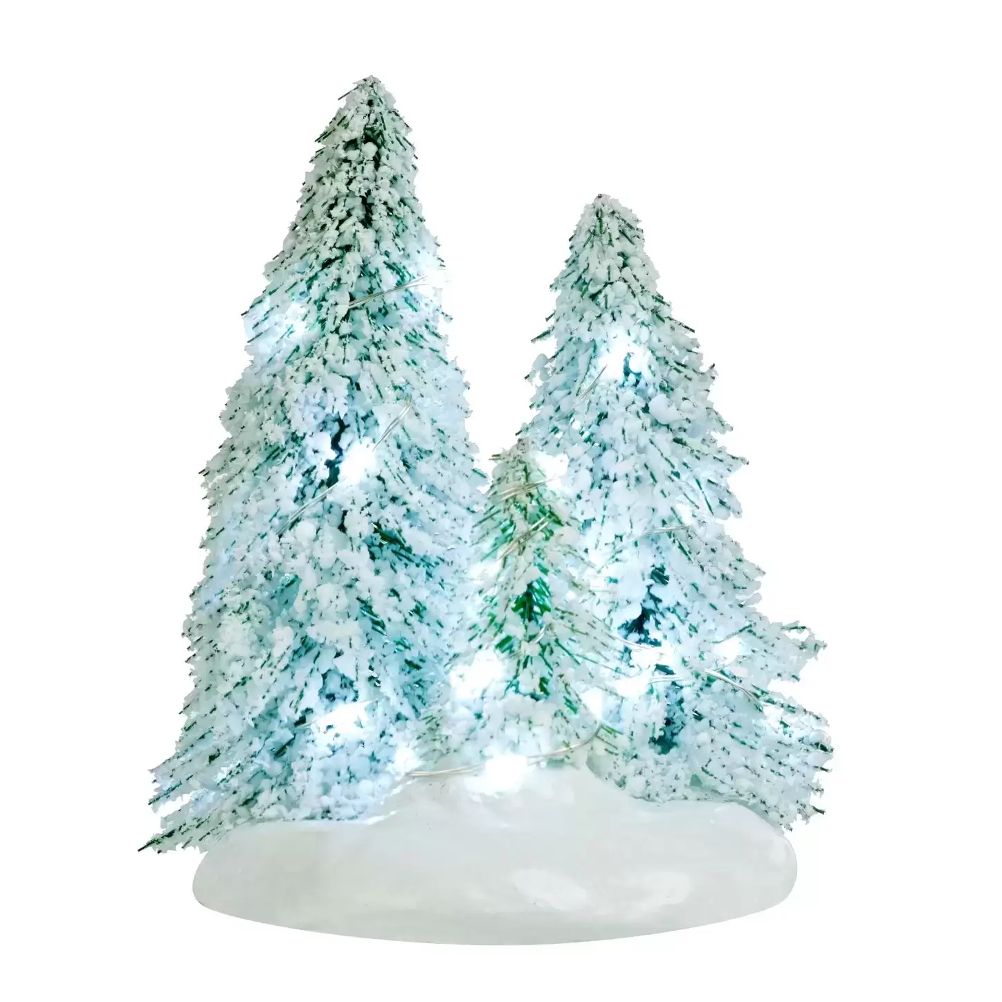 Luville Efteling 3 snowy trees l9b8h12cm bo