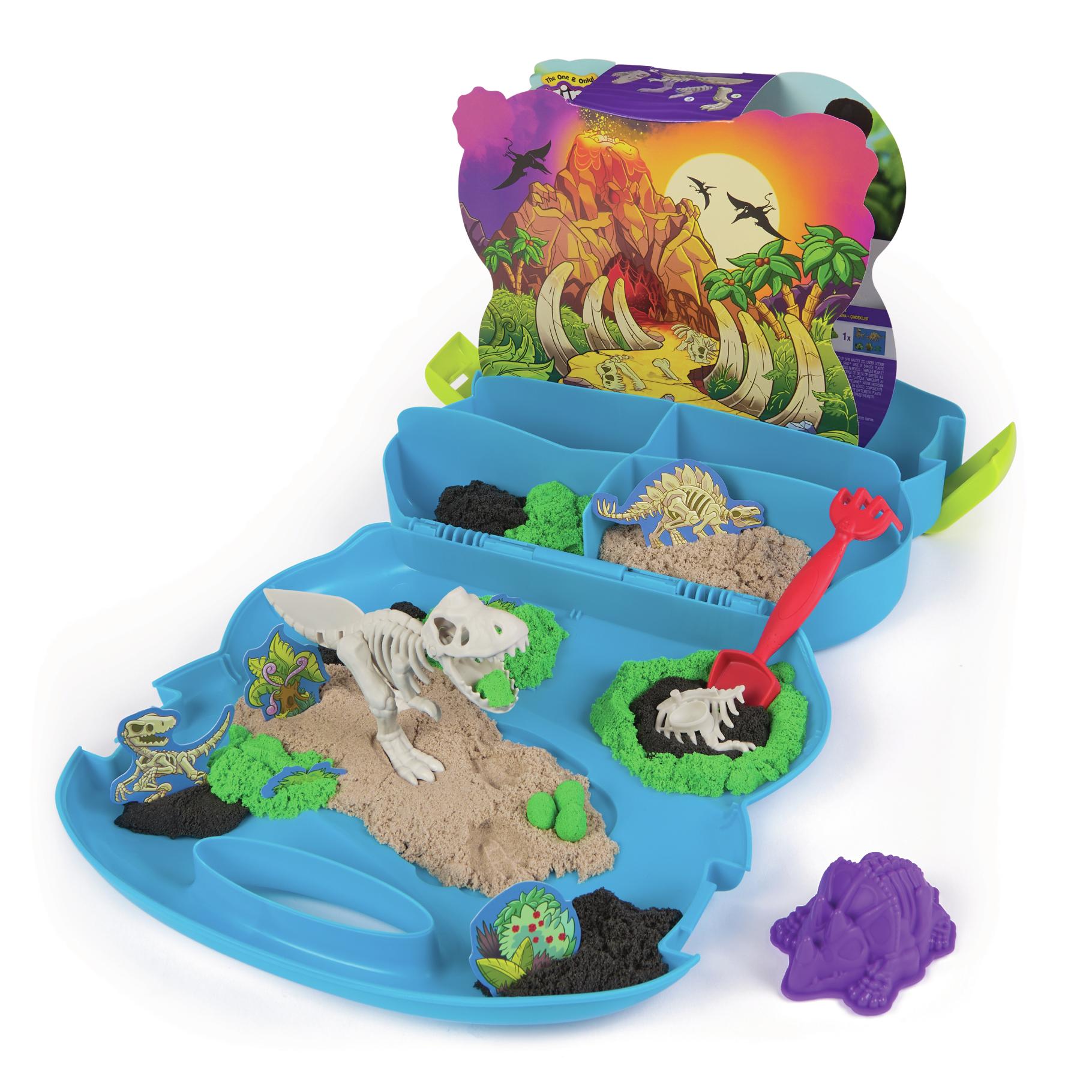 Top1Toys Kinetic Sand Trex Dino Case