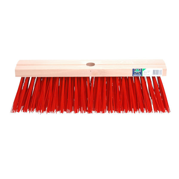 MM Eurotool Bezem FSC 41 Centimeter Kunstvezel Rood