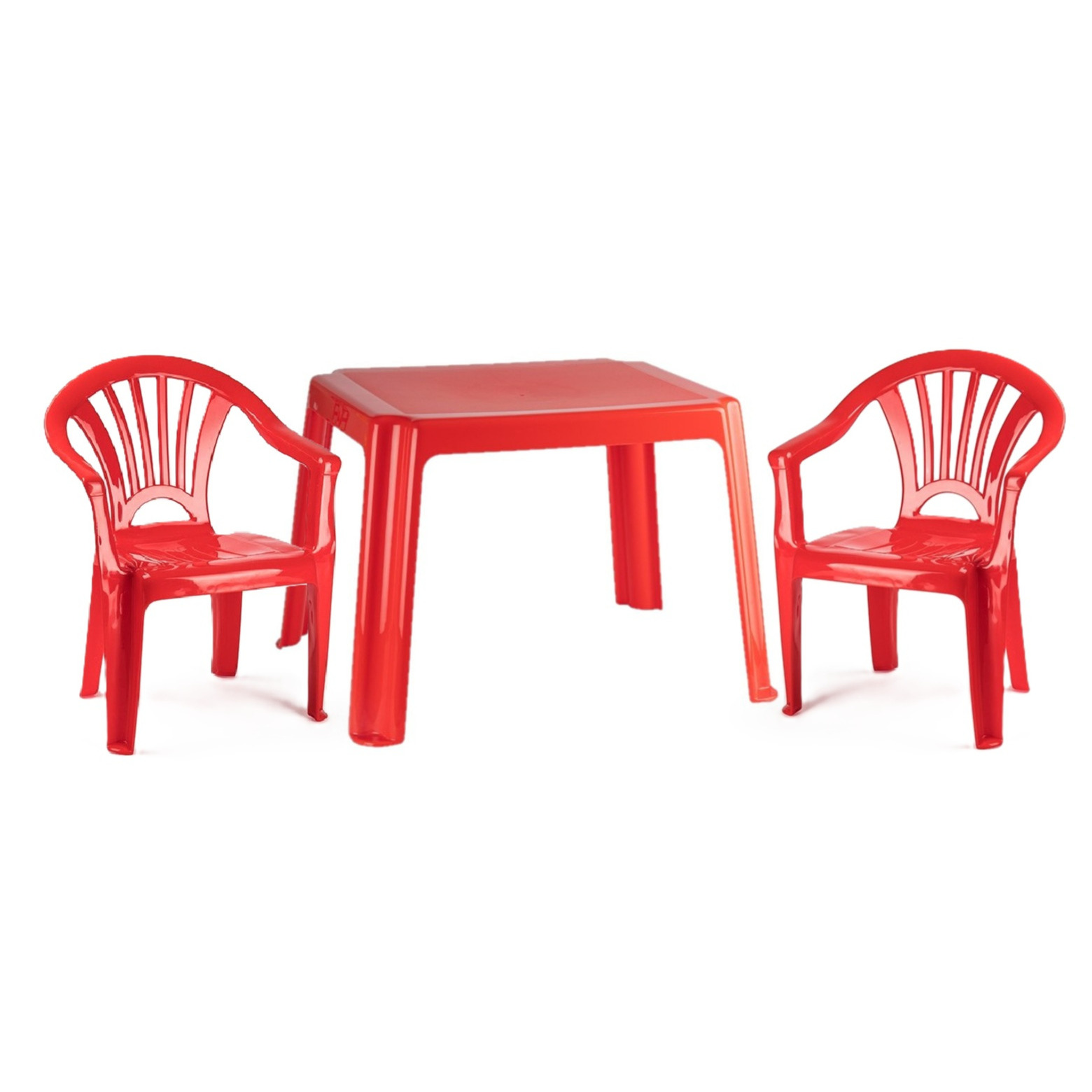 PlasticForte Tuinstoelen en tafel set voor kinderen