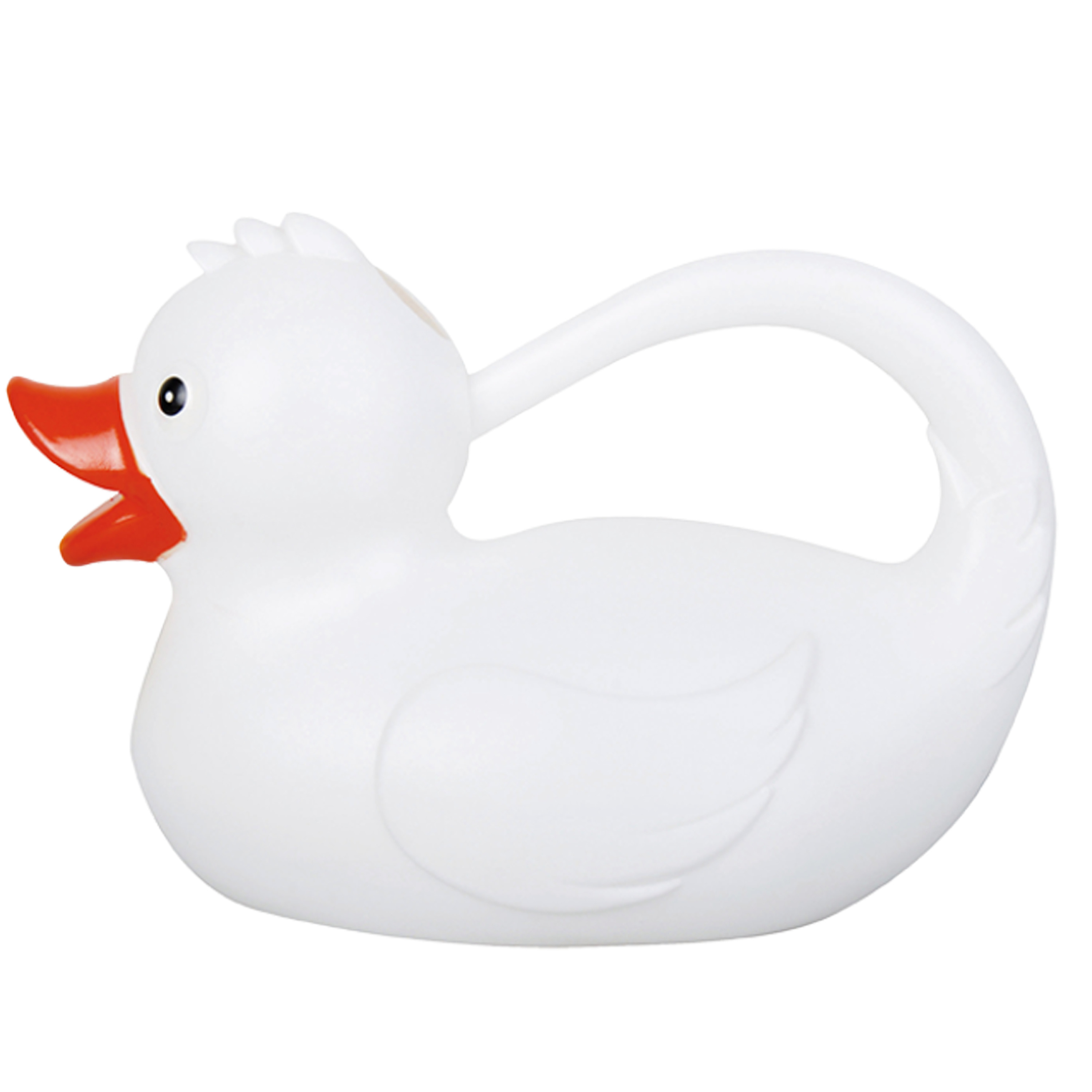Esschert Design Gieter - Badeend - wit - 1,8 liter - kunststof - kindergieters -