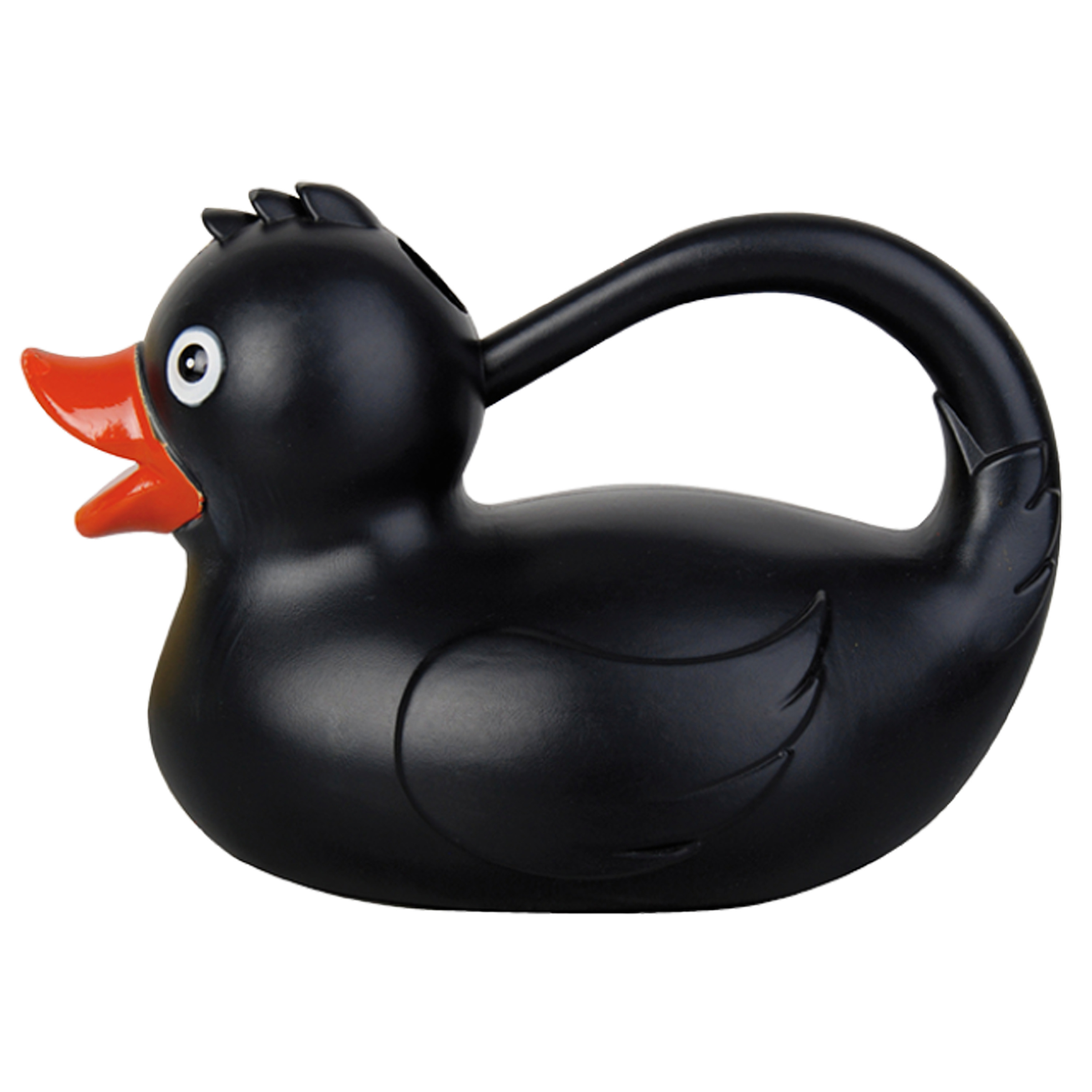 Esschert Design Gieter - Badeend - zwart - 1,8 liter - kunststof - kindergieters -