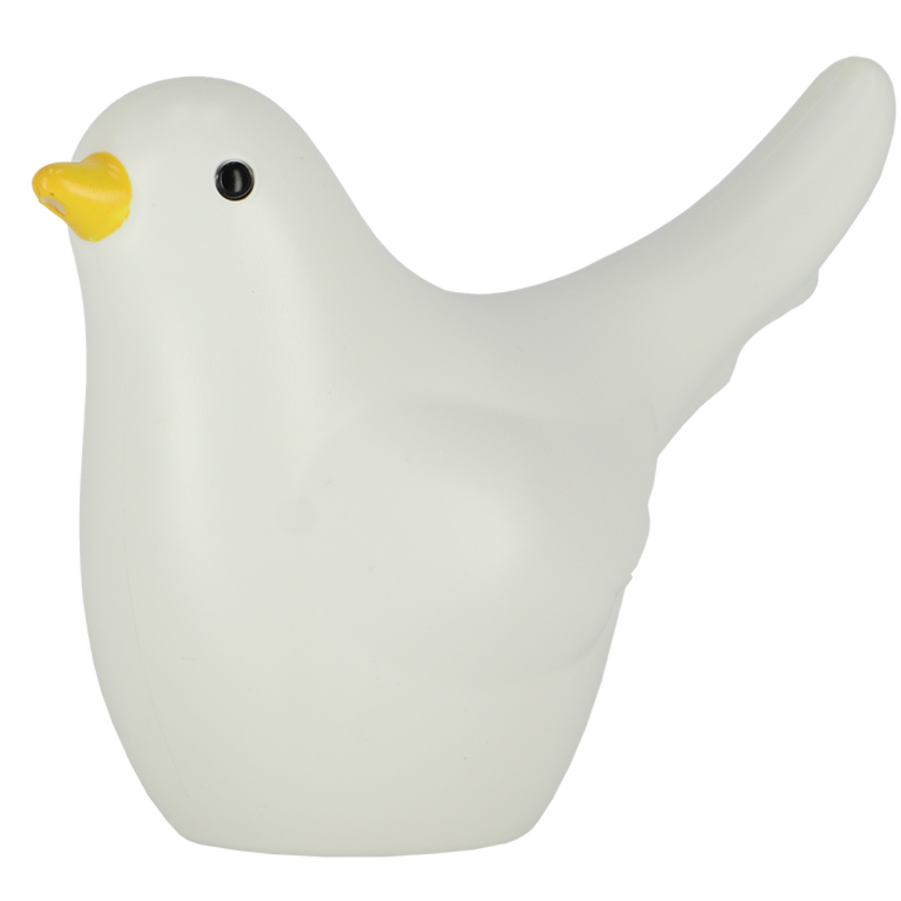 Esschert Design Gieter - Vogel - wit - 1,5 liter - kunststof - kindergieters -