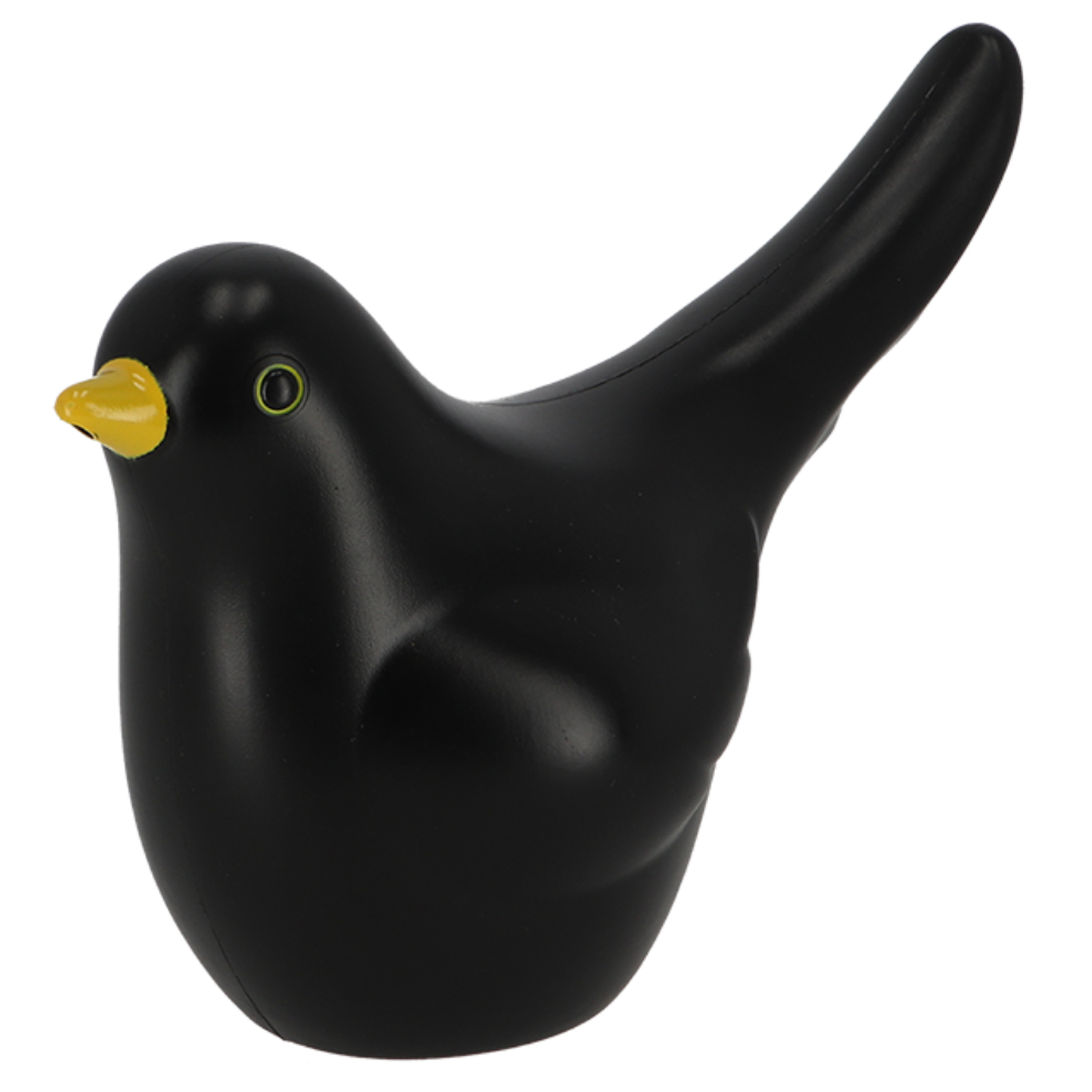 Esschert Design Gieter - Vogel - zwart - 1,5 liter - kunststof - kindergieters -