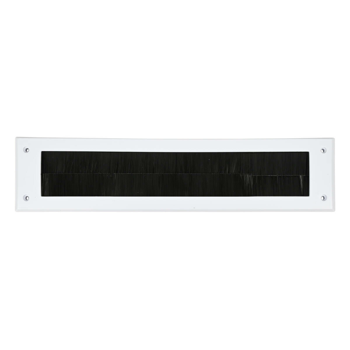Benson Brievenbusborstel - wit - kunststof - 340 x 79 x 7 mm - tochtwering/tochtafsluiter -