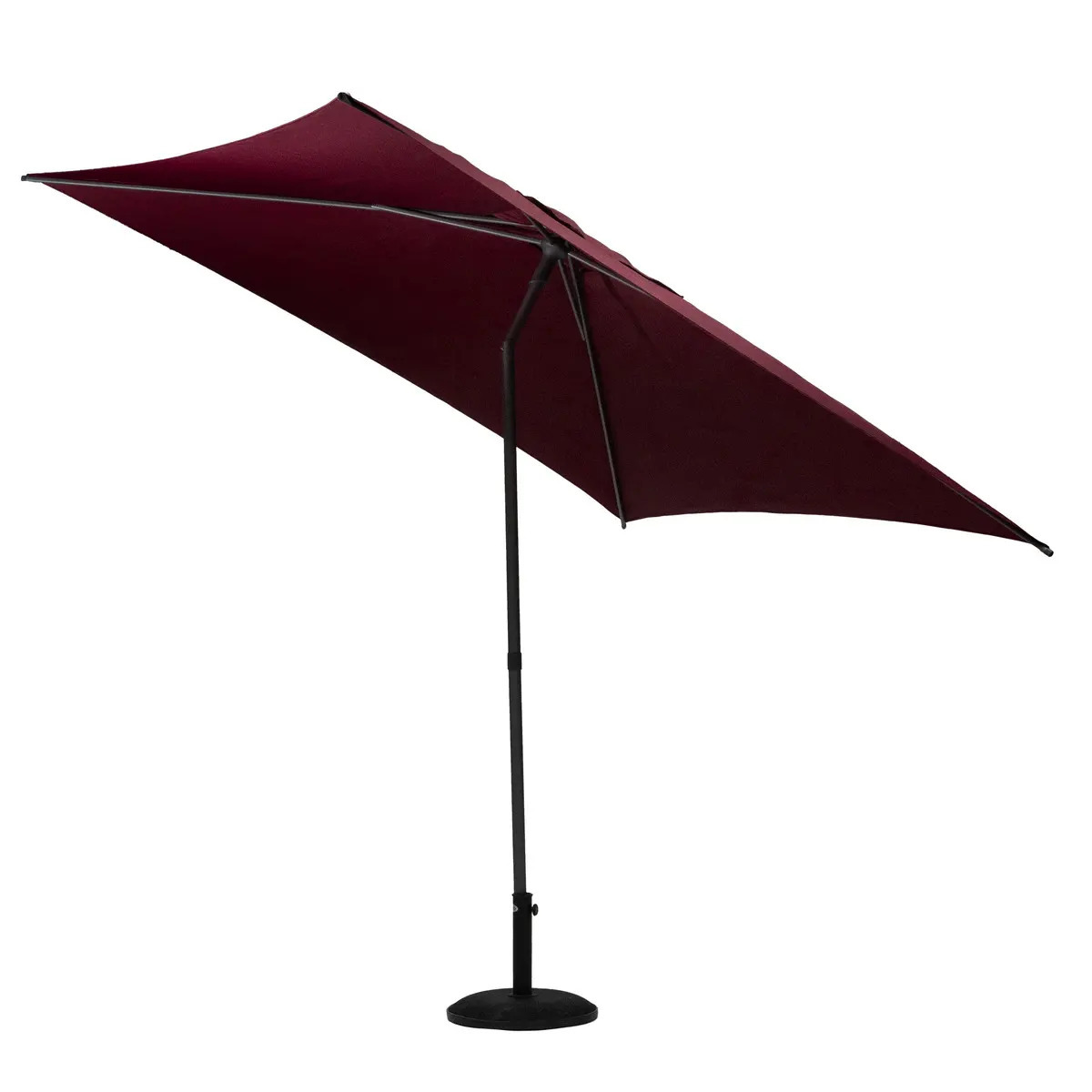 Hesperide Hespiride tuin Parasol Joya - bordeaux rood - D250 x H229 cm - Steel mm -
