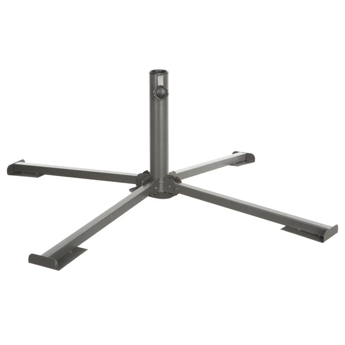 Hesperide Hespiride parasolvoet/kruisvoet - zwart - metaal - 102 x 33 cm - stangdiameter 38/48 mm -