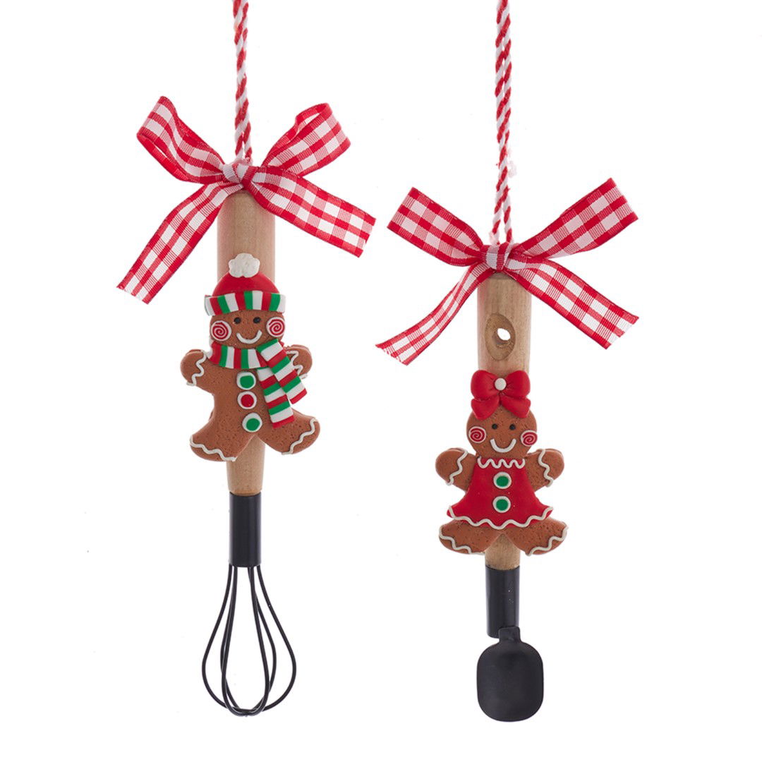 Kurt s adler 5-6 inch Baking Utensils W/Gngrbd Orn 2A 12,7x2,54x2,54 cm kerstornament - 
