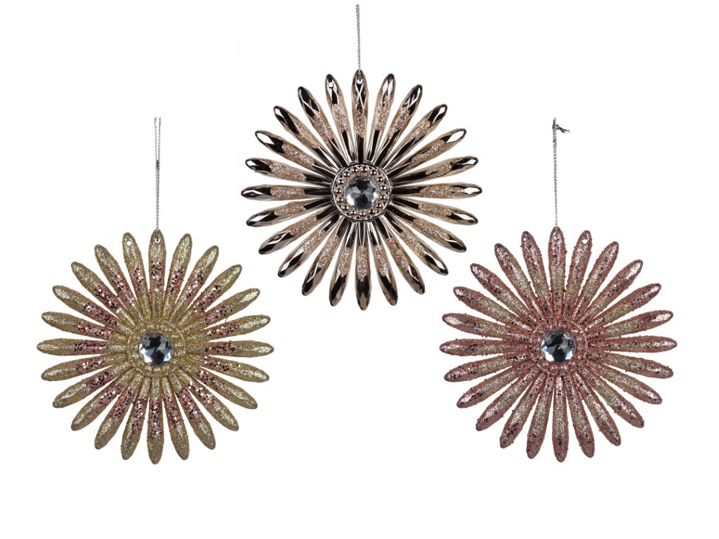 Kurt s adler Orn.plc bloem roze l7cm - 