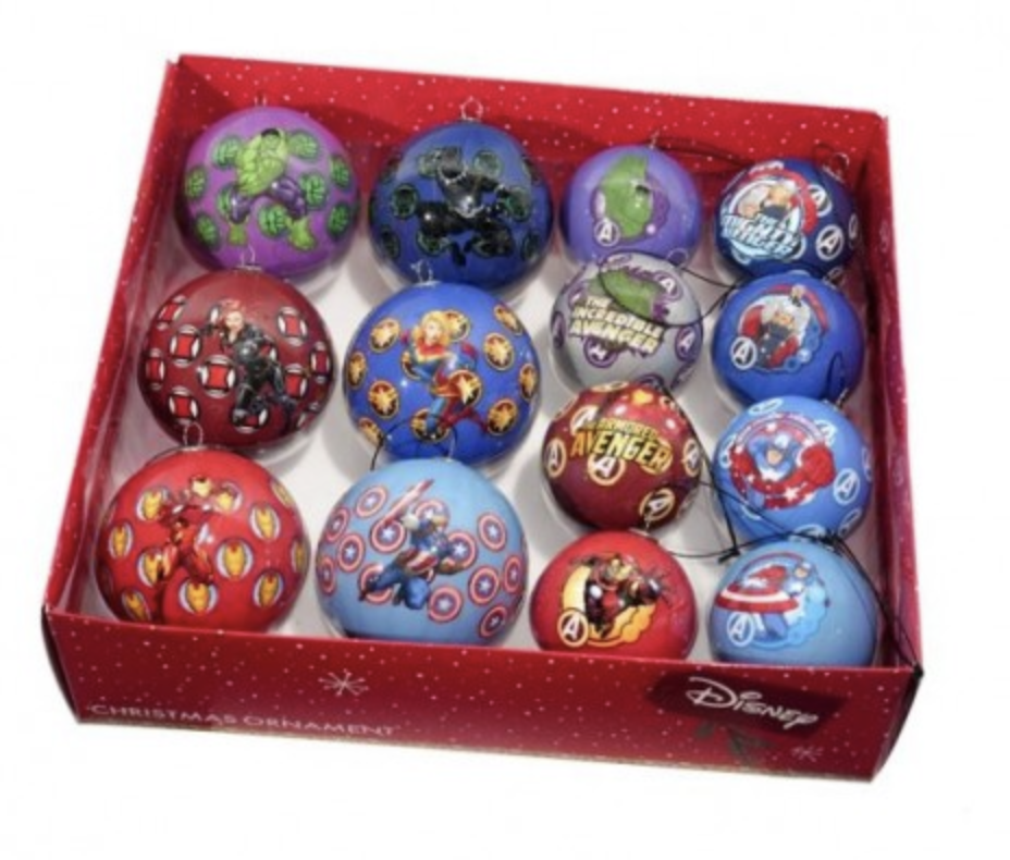 Kurt s adler Box kerstbal plastic helden mix 14st - 
