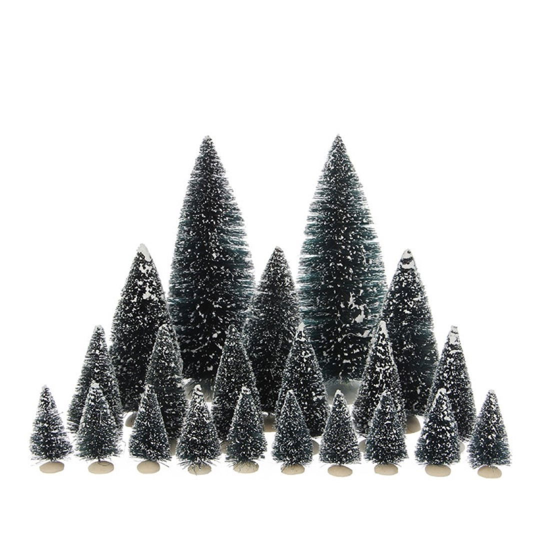 Luville Bristle Trees - set of 21 - 