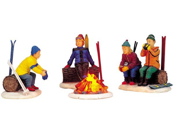 Lemax Skiers' camp fire - 