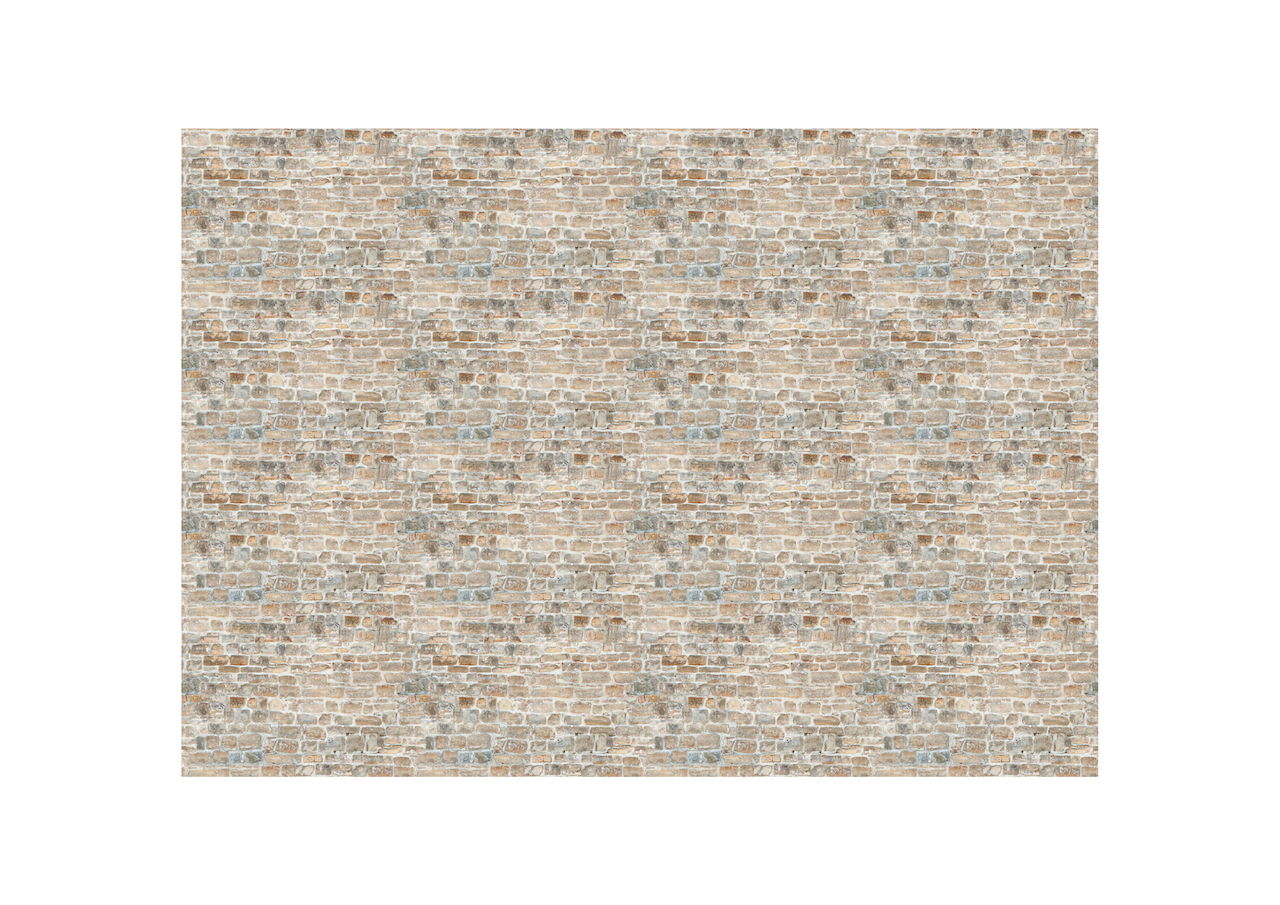 My village Sheet oude stenen 21X29.7 cm kerst - 