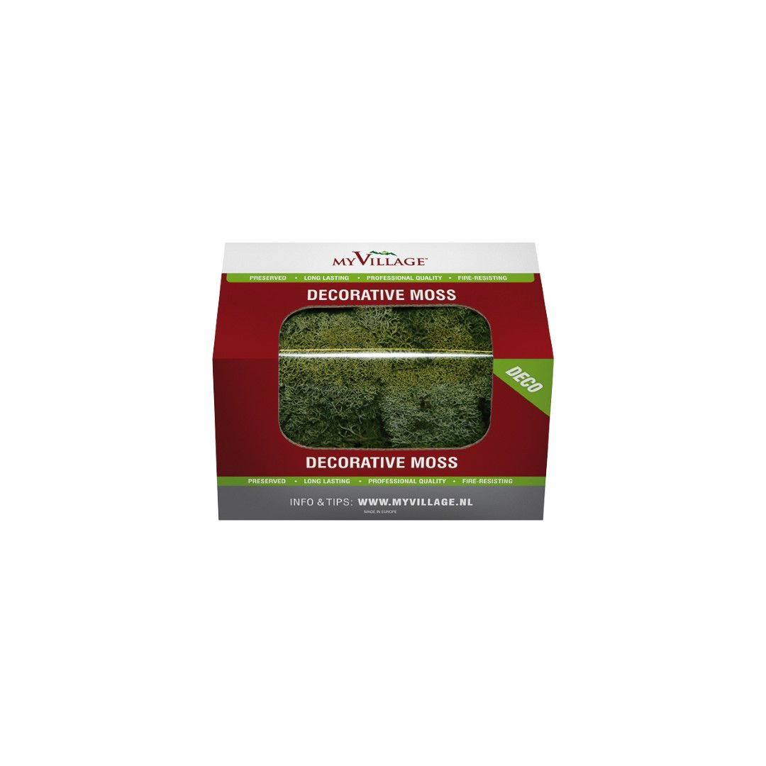 My village Rendiermos donkergroen 50 g - 